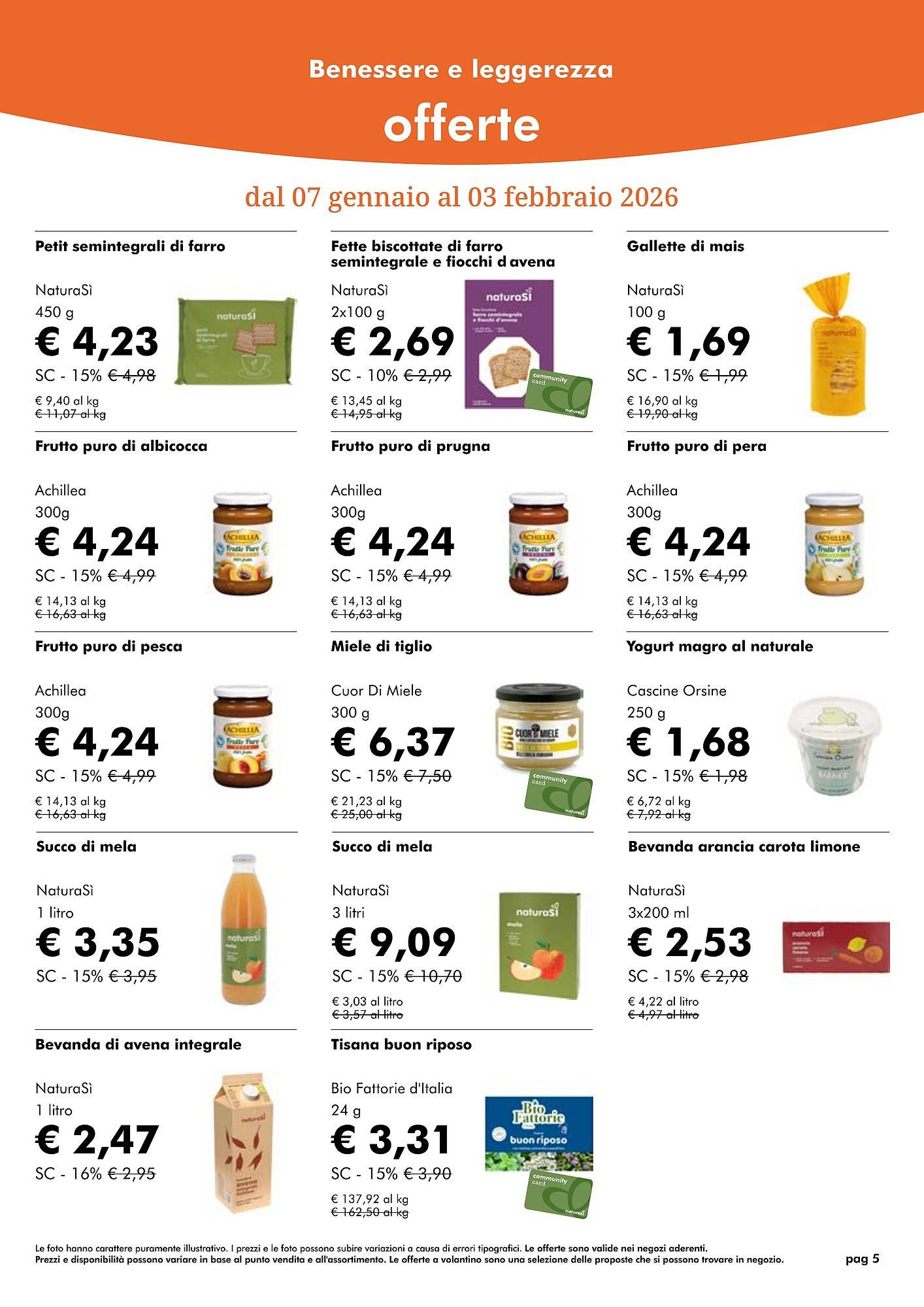 Volantino NaturaSì (2026-01-07 - 2026-02-03)