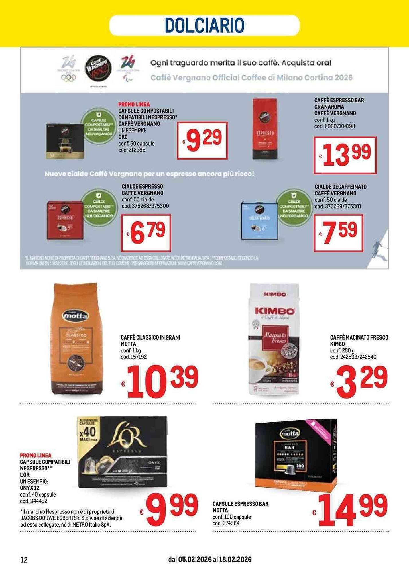 Volantino Metro (2026-02-05 - 2026-02-18)