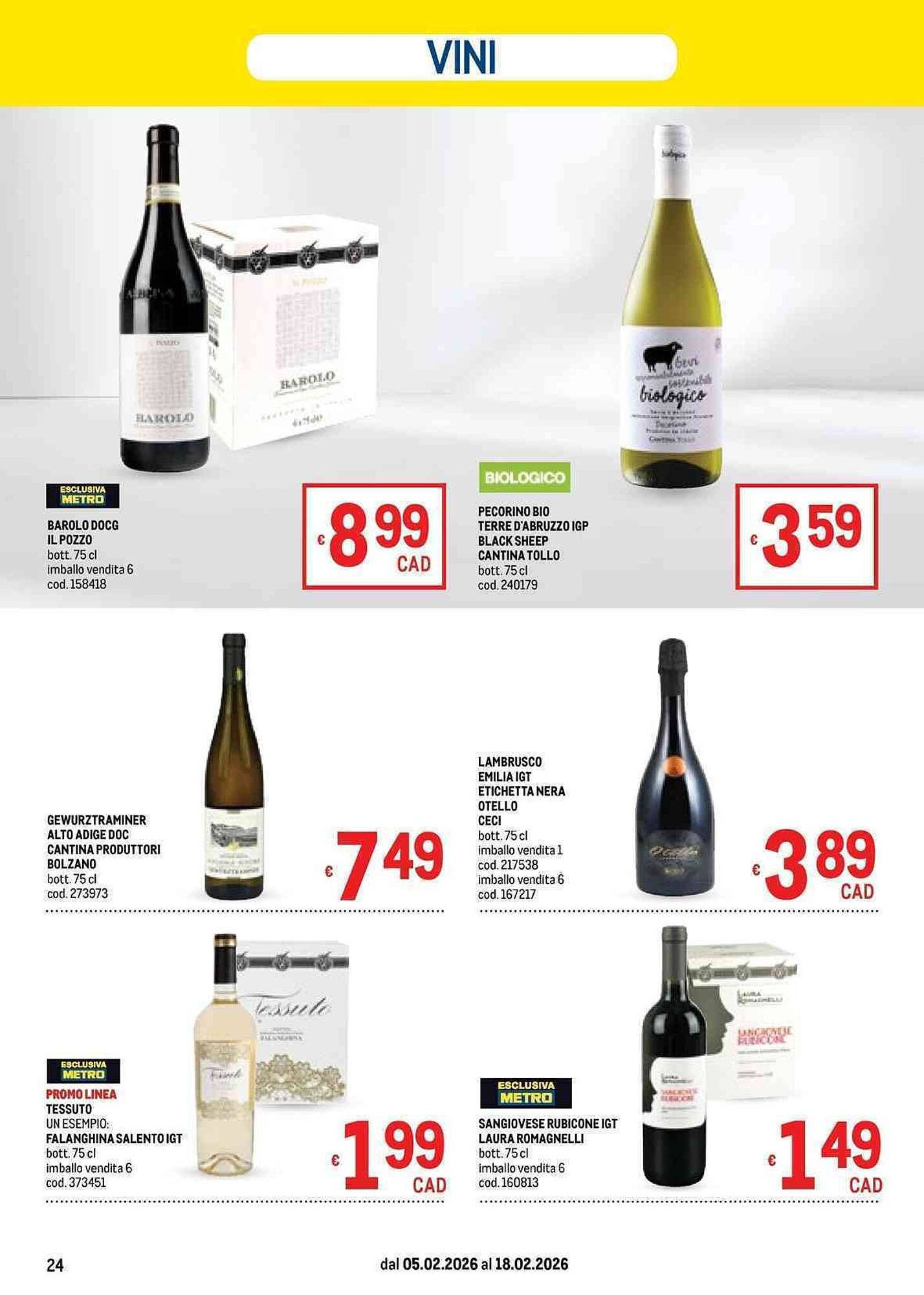 Volantino Metro (2026-02-05 - 2026-02-18)