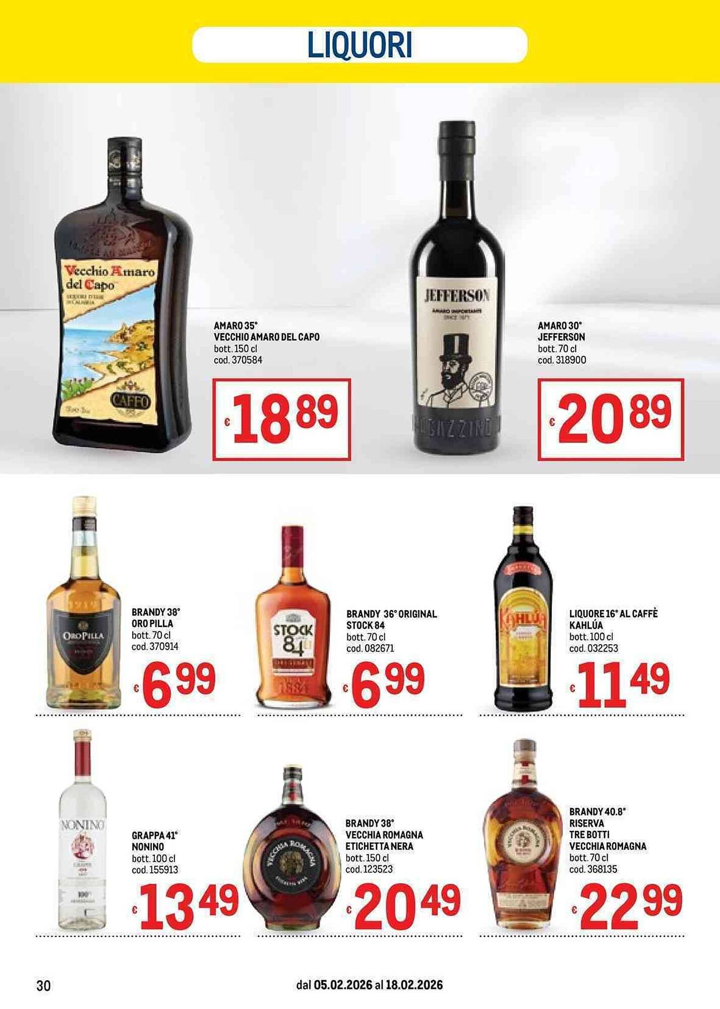 Volantino Metro (2026-02-05 - 2026-02-18)