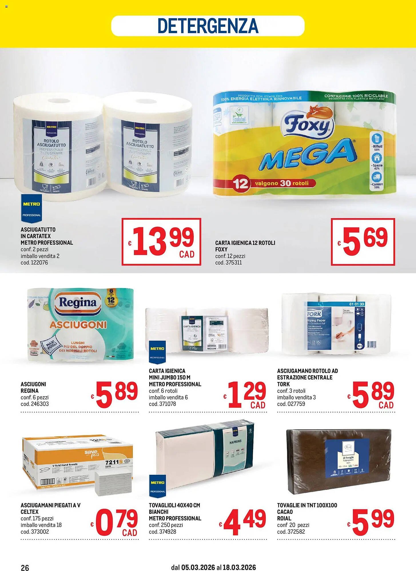 Volantino Metro (2026-03-05 - 2026-03-18)