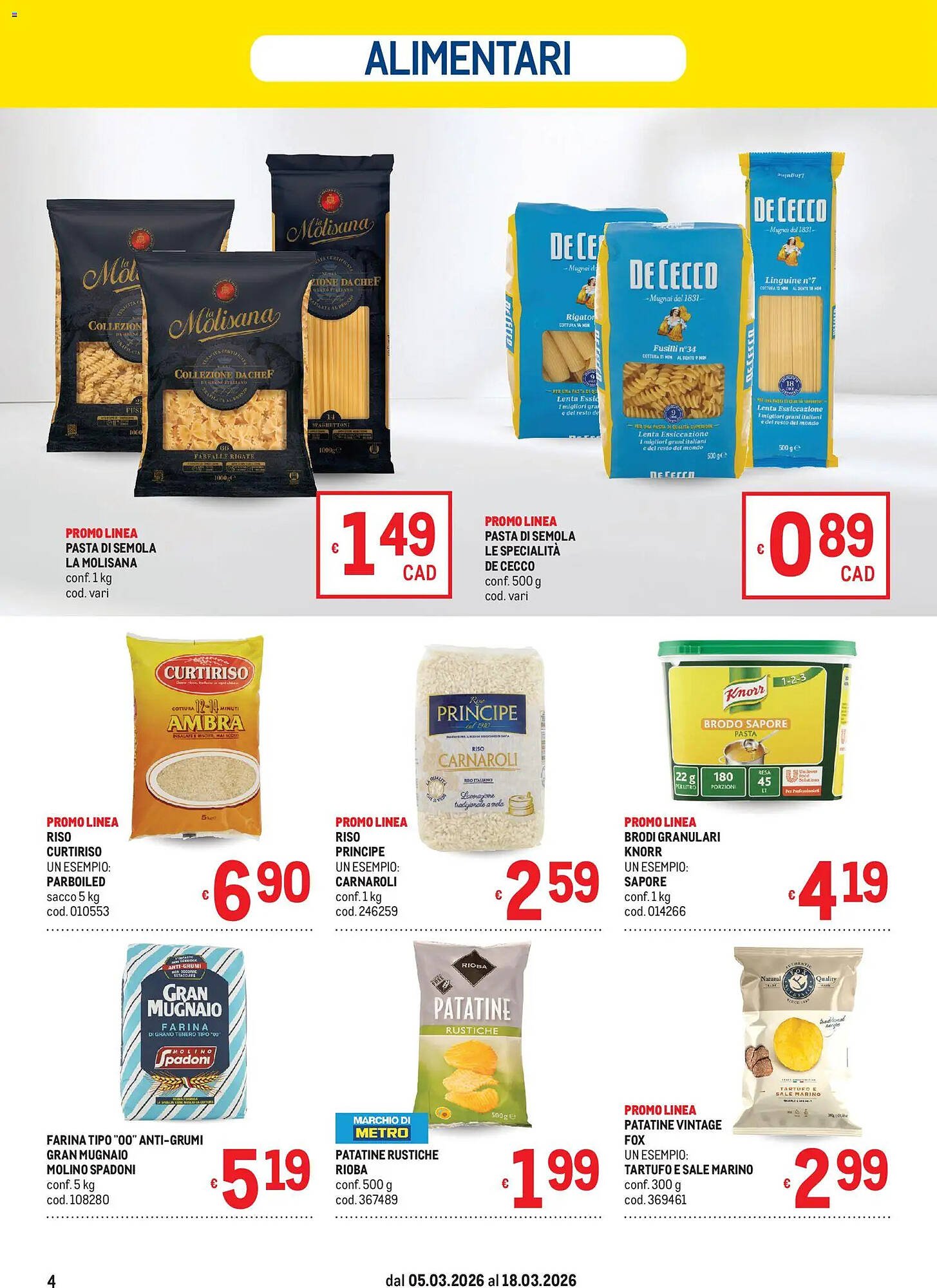 Volantino Metro (2026-03-05 - 2026-03-18)