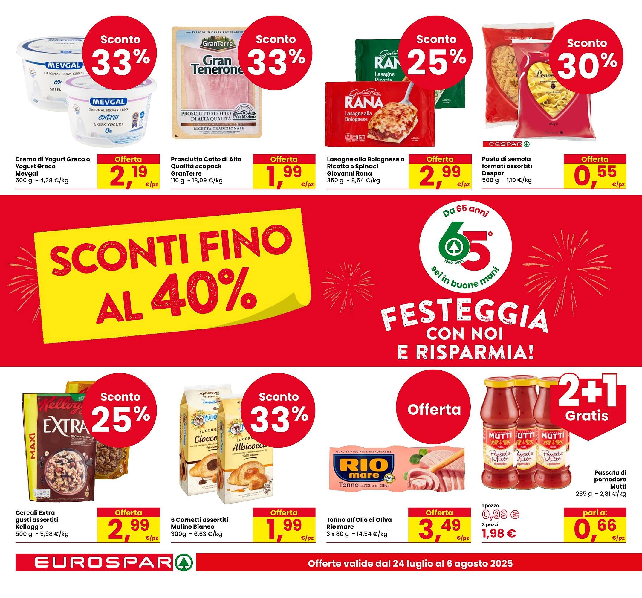 Volantino Eurospar (2025-07-24 - 2025-08-06)