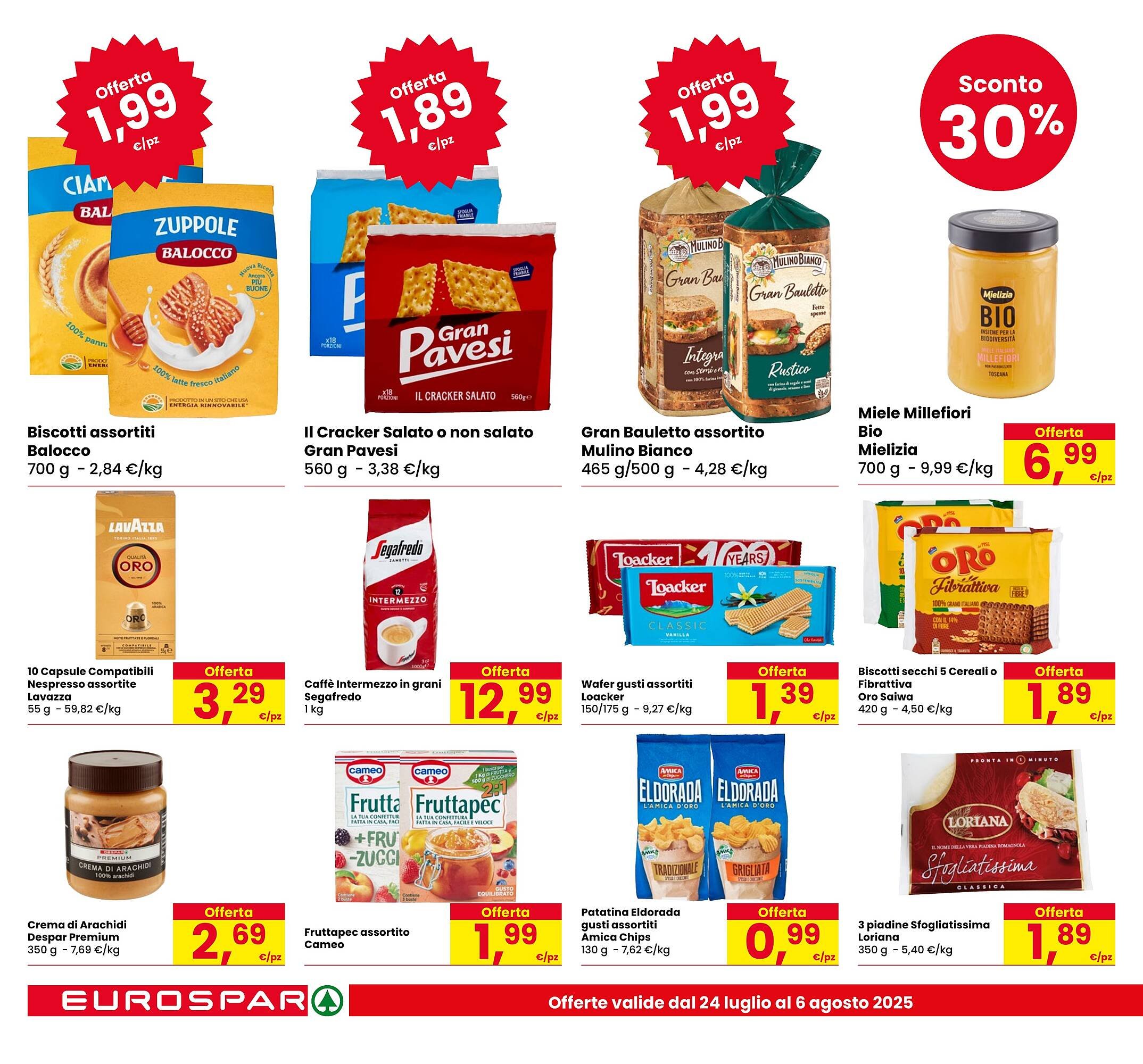 Volantino Eurospar (2025-07-24 - 2025-08-06)