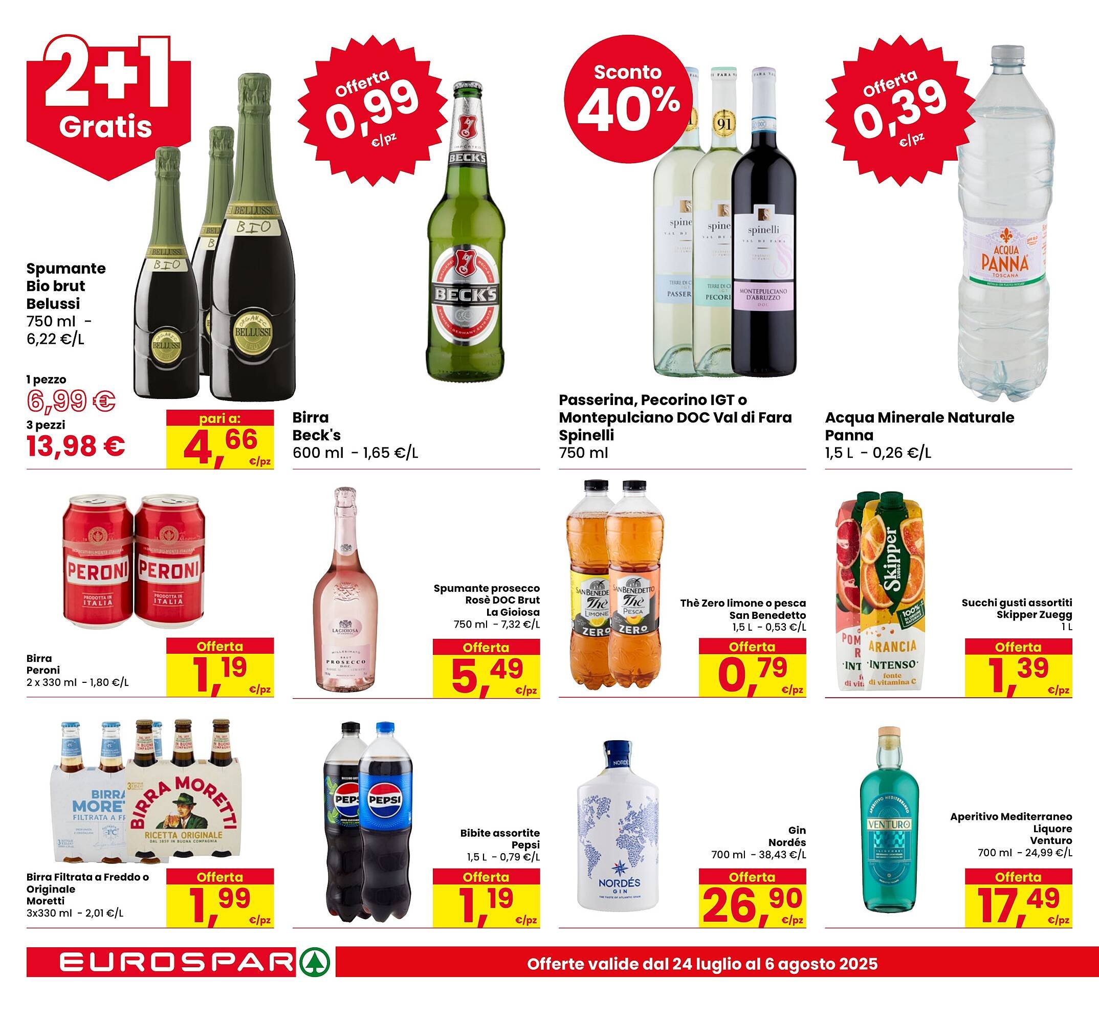 Volantino Eurospar (2025-07-24 - 2025-08-06)