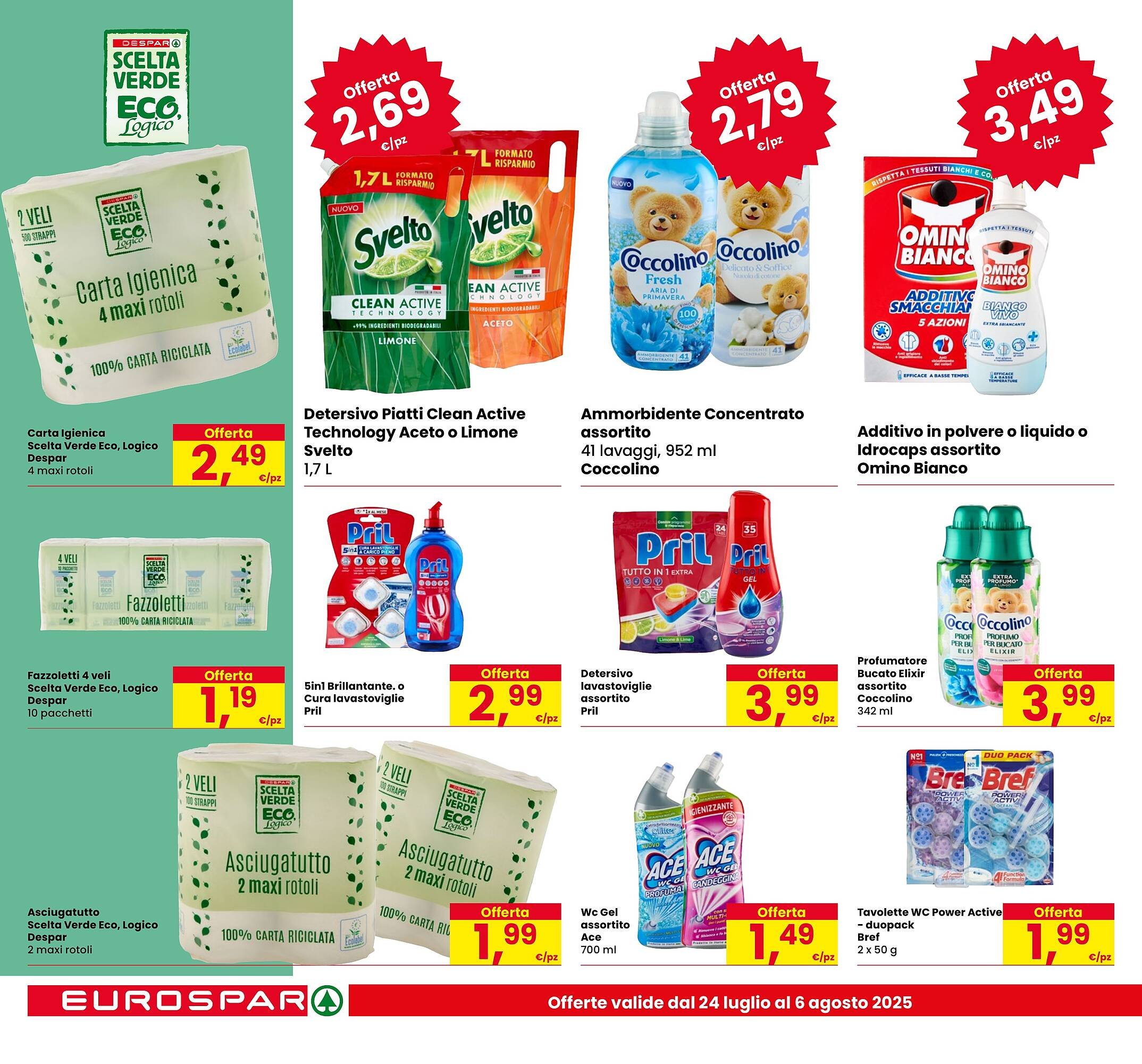 Volantino Eurospar (2025-07-24 - 2025-08-06)
