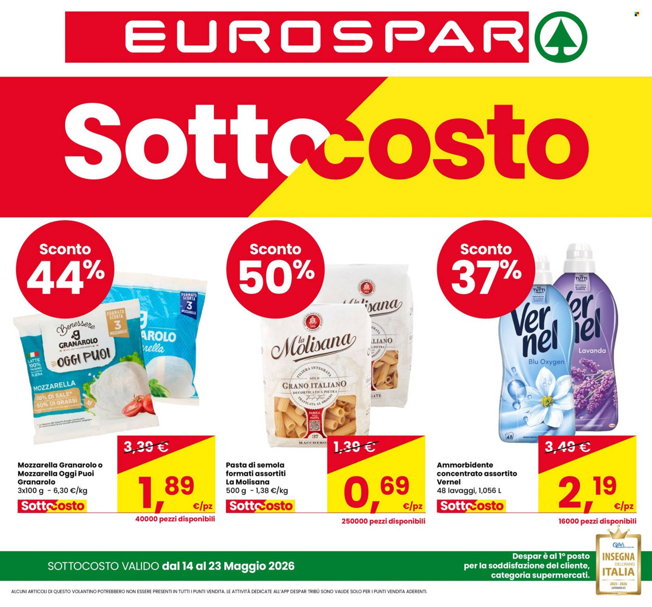 Volantino Eurospar (2026-05-14 - 2026-05-23)
