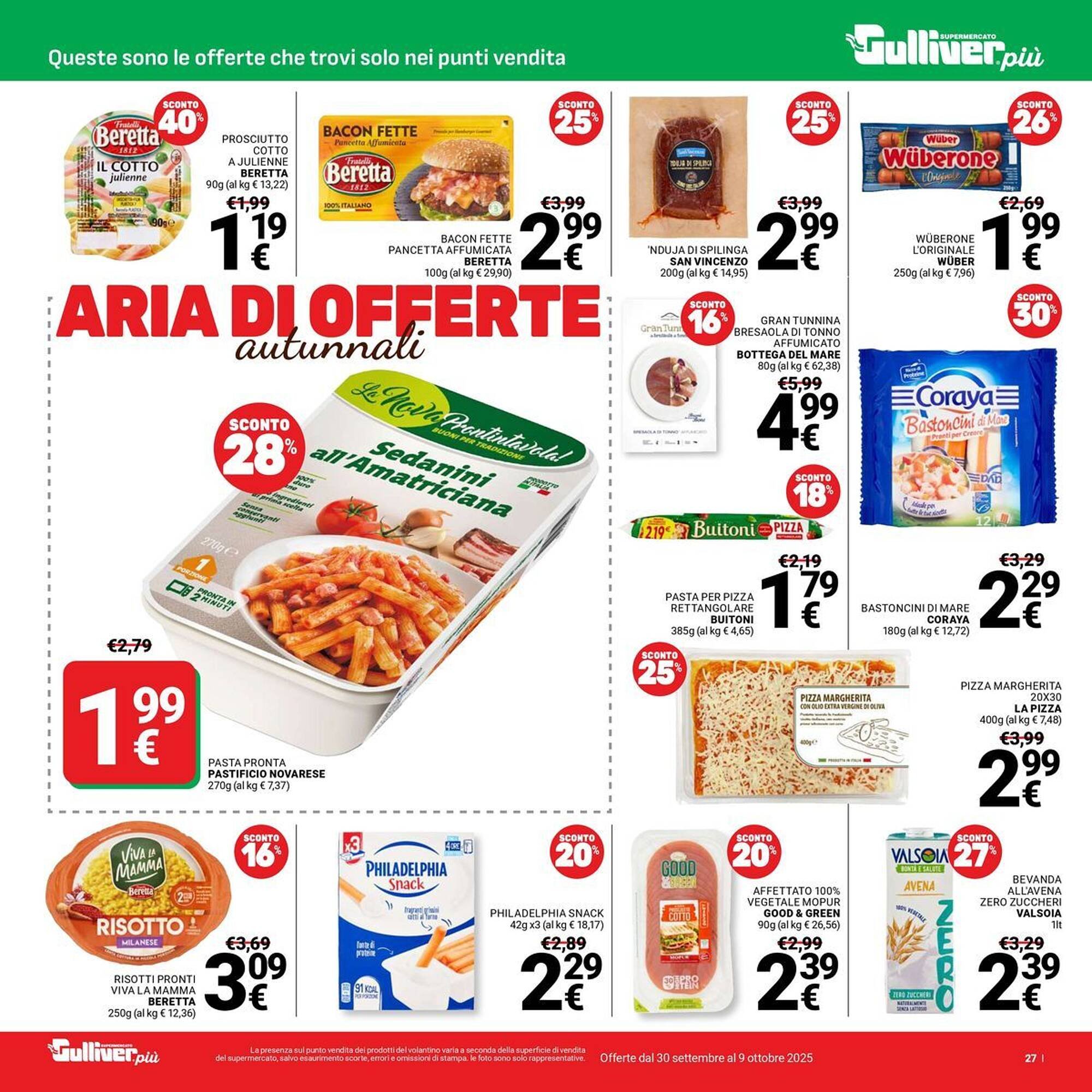 Volantino Supermercati Gulliver (2025-09-30 - 2025-10-09)