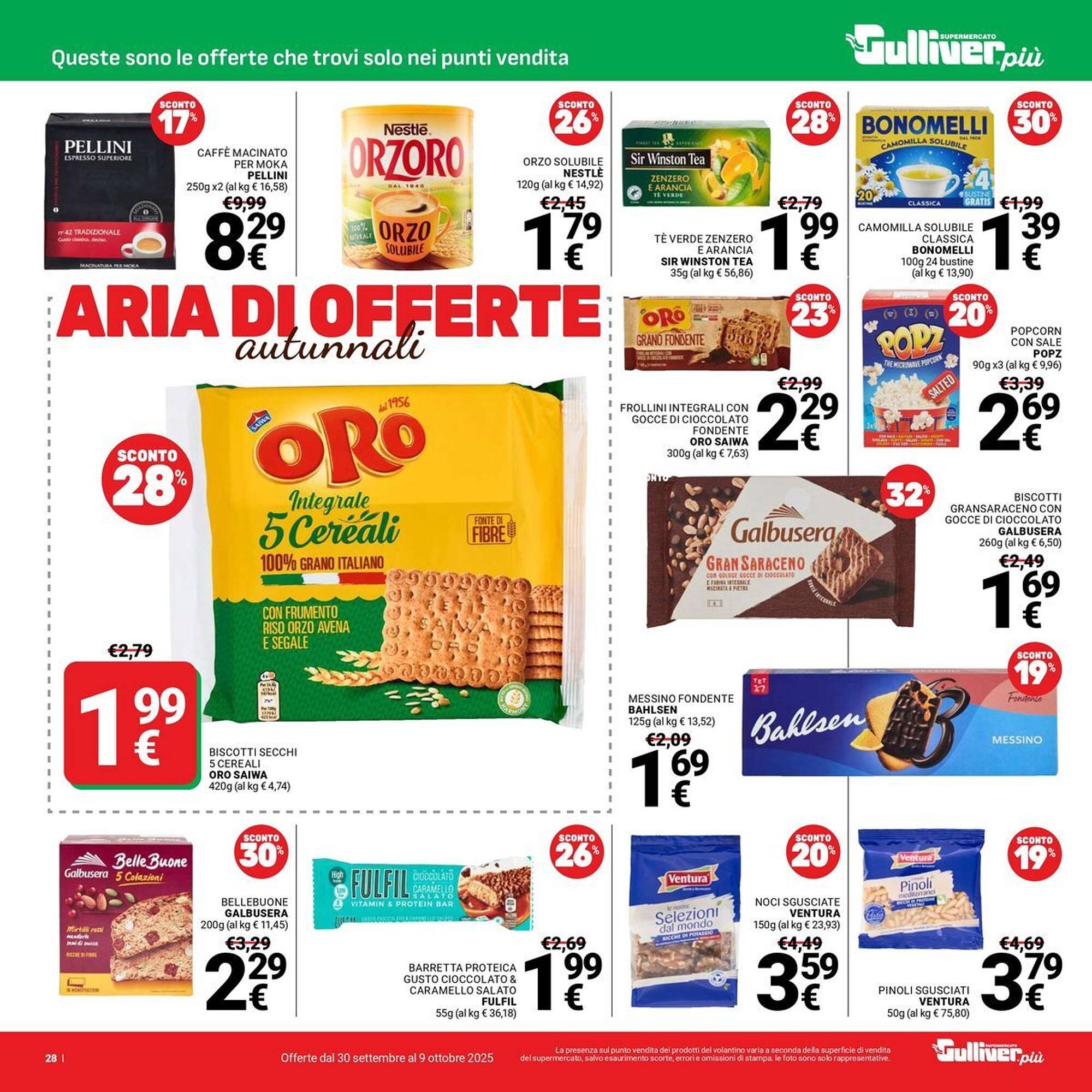 Volantino Supermercati Gulliver (2025-09-30 - 2025-10-09)