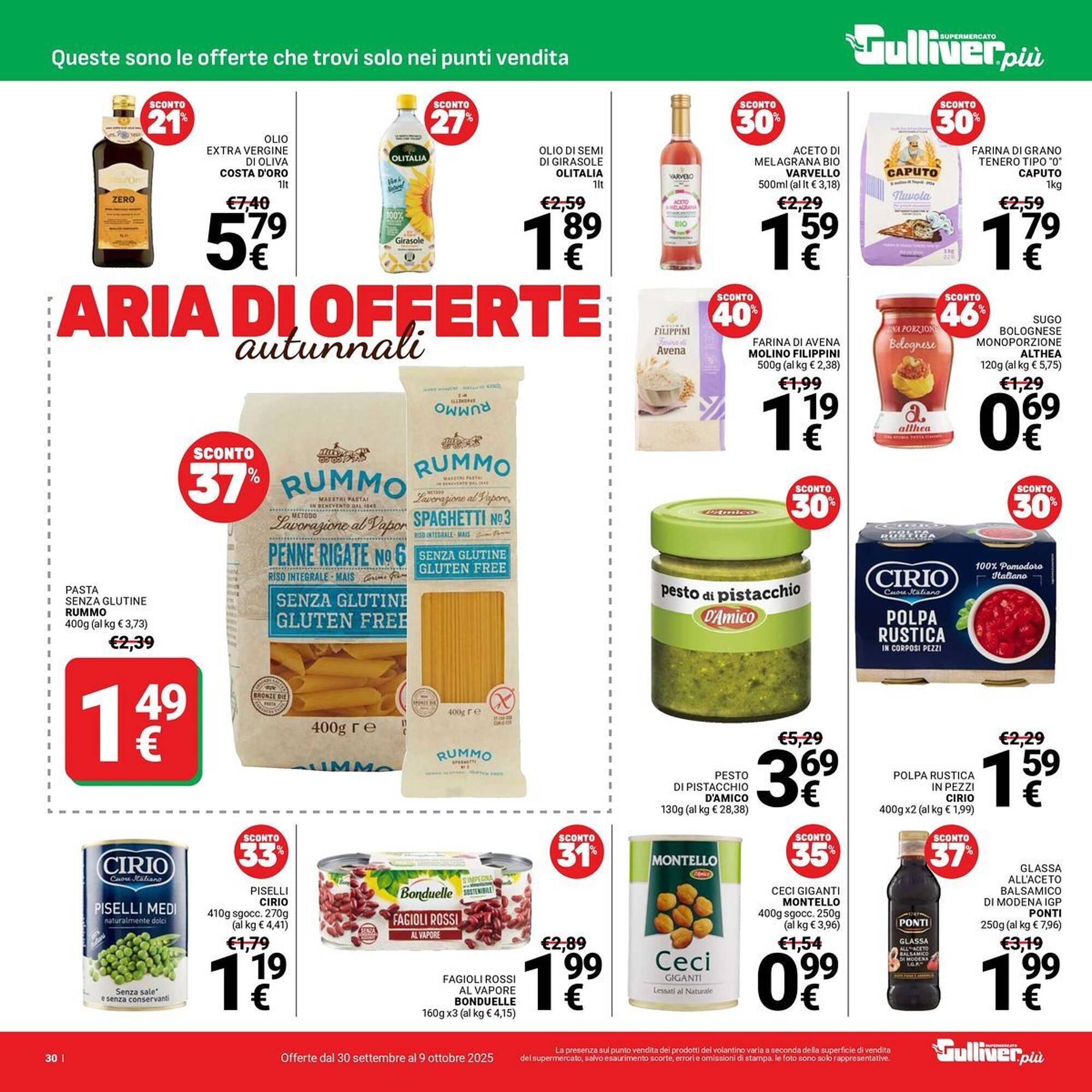 Volantino Supermercati Gulliver (2025-09-30 - 2025-10-09)