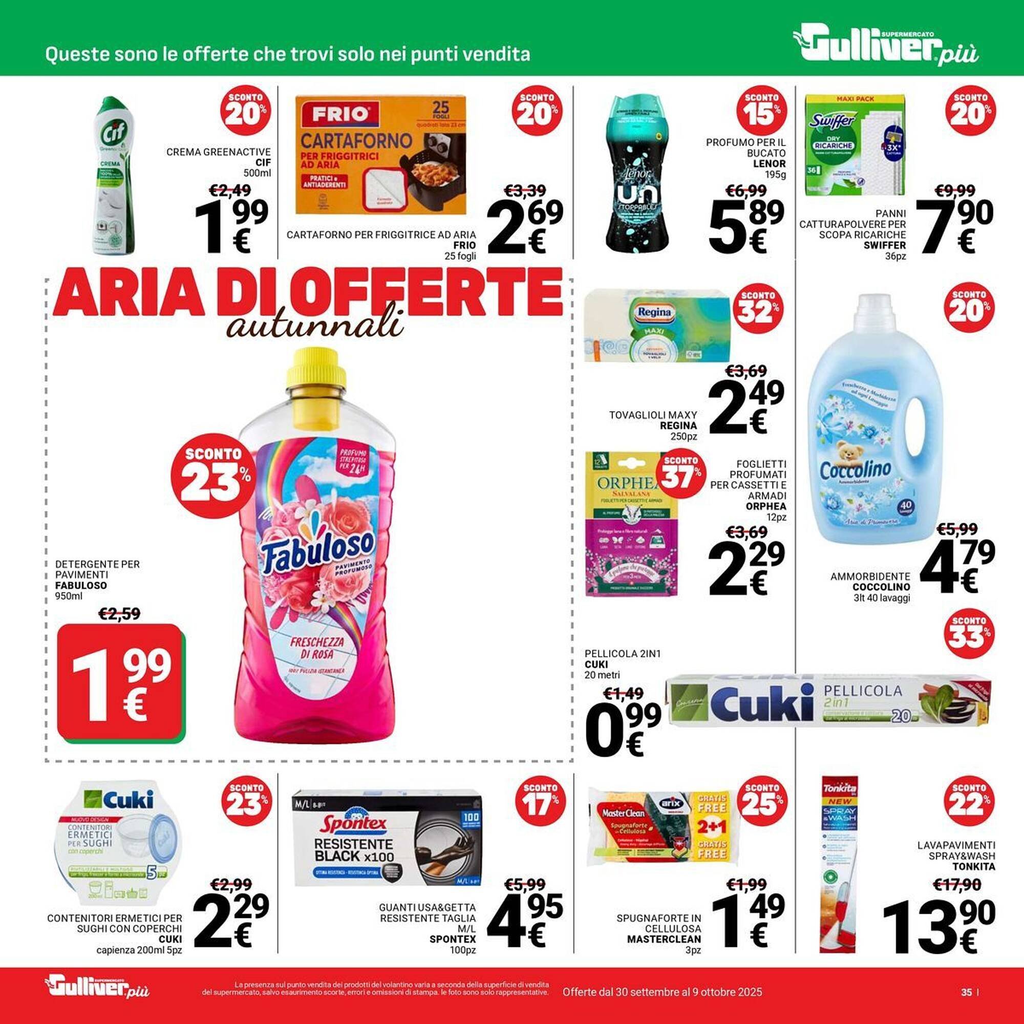 Volantino Supermercati Gulliver (2025-09-30 - 2025-10-09)