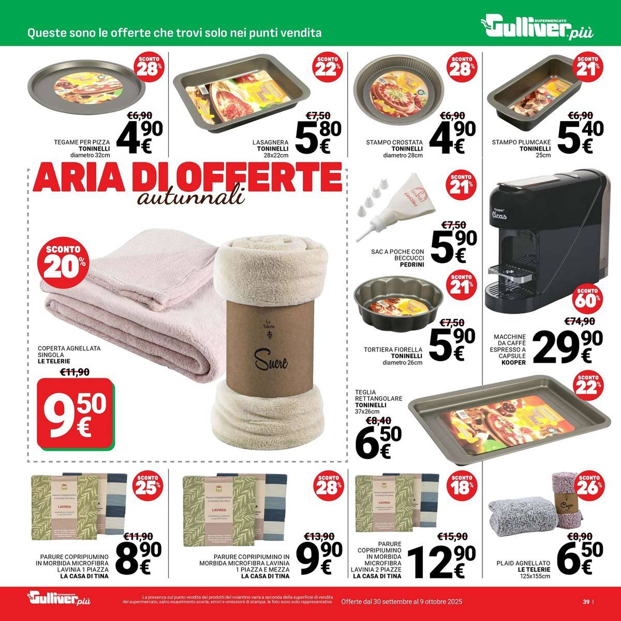 Volantino Supermercati Gulliver (2025-09-30 - 2025-10-09)