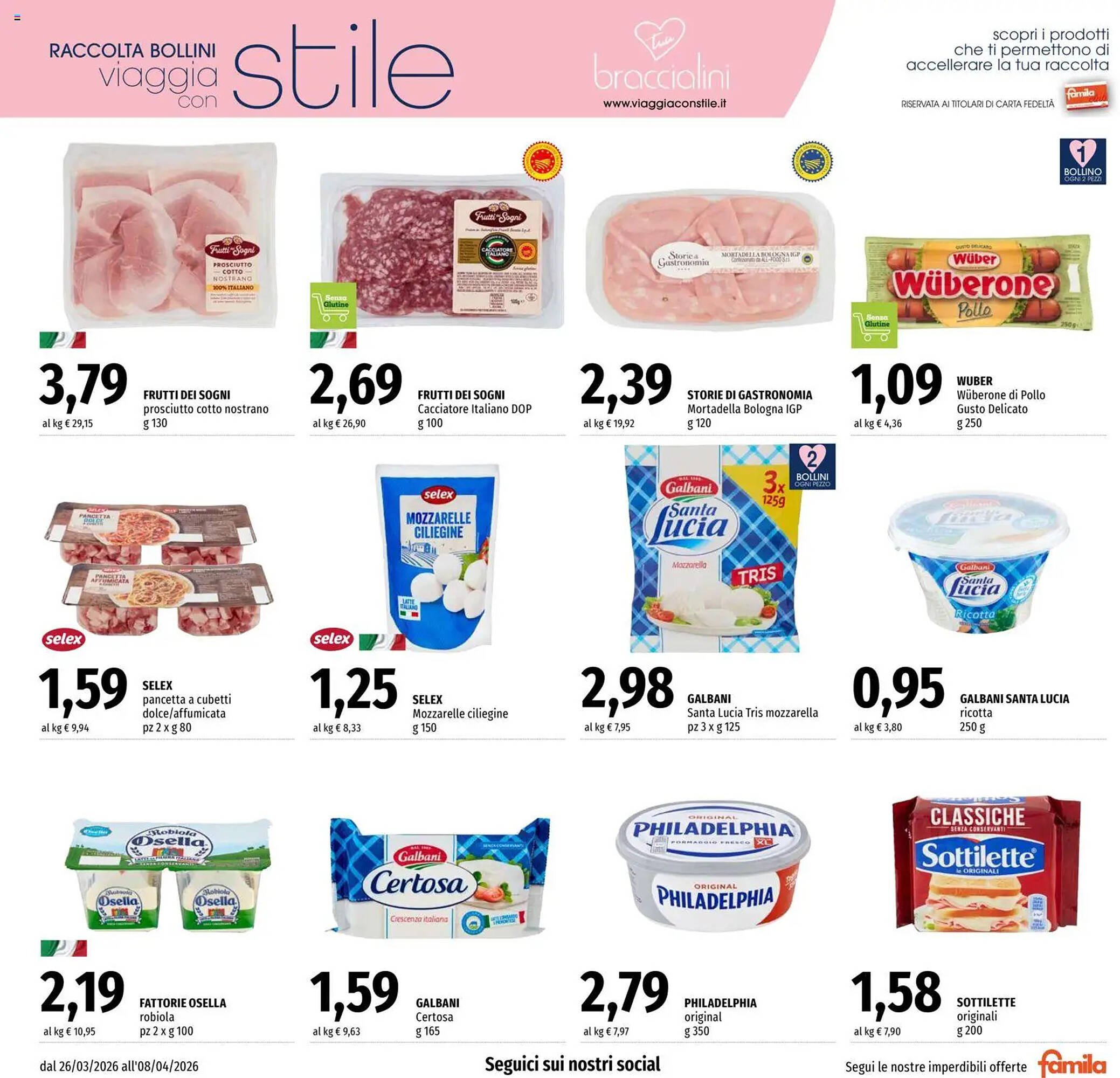 Volantino Famila (2026-03-26 - 2026-04-08)