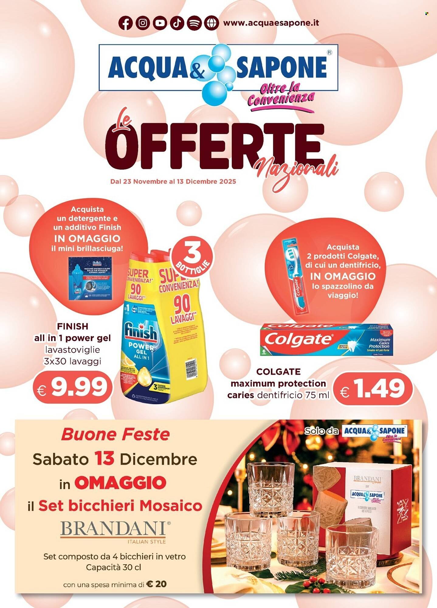 Volantino Acqua &amp; Sapone (2025-11-23 - 2025-12-13)