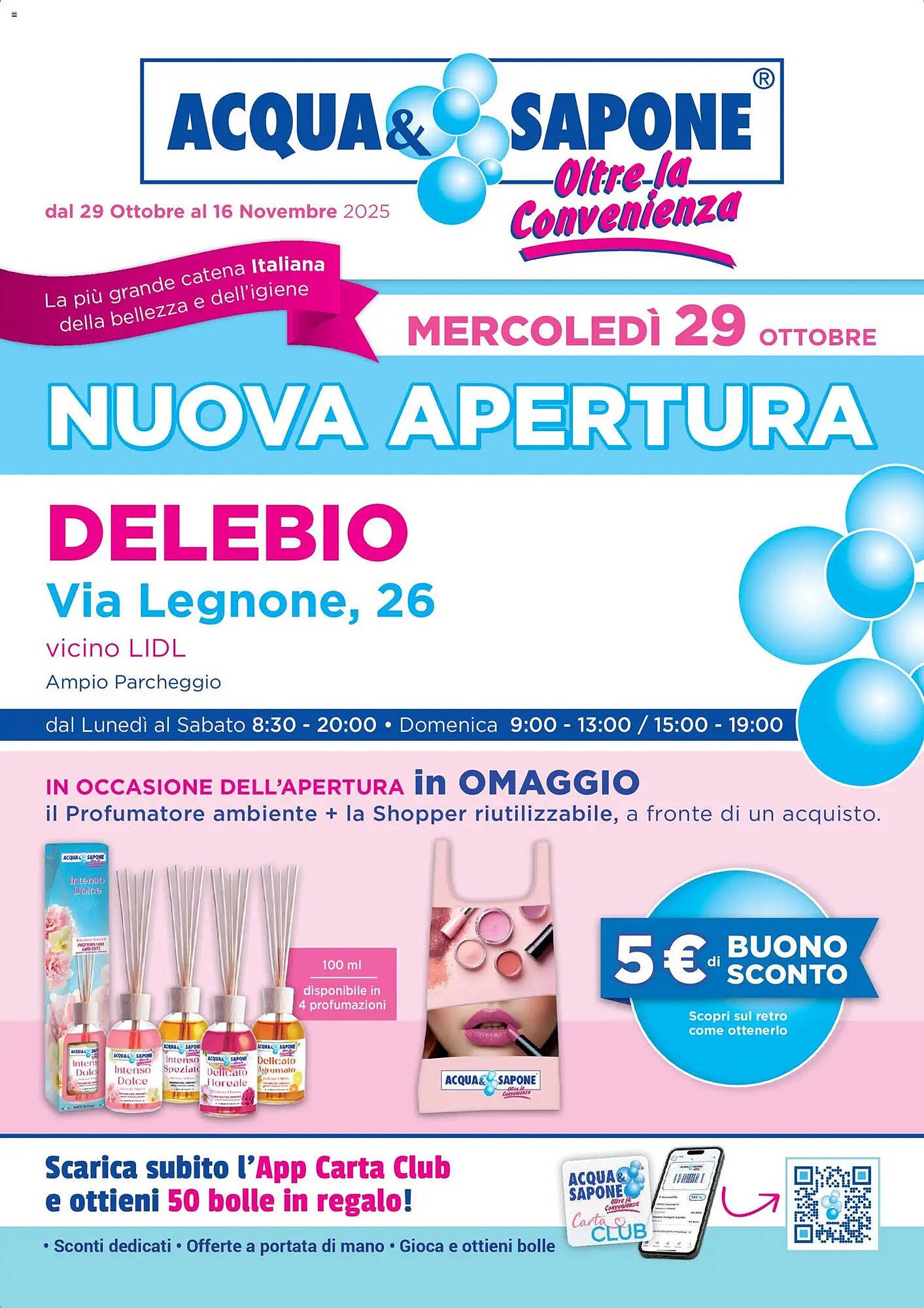 Volantino Acqua &amp; Sapone (2025-10-29 - 2025-11-16)