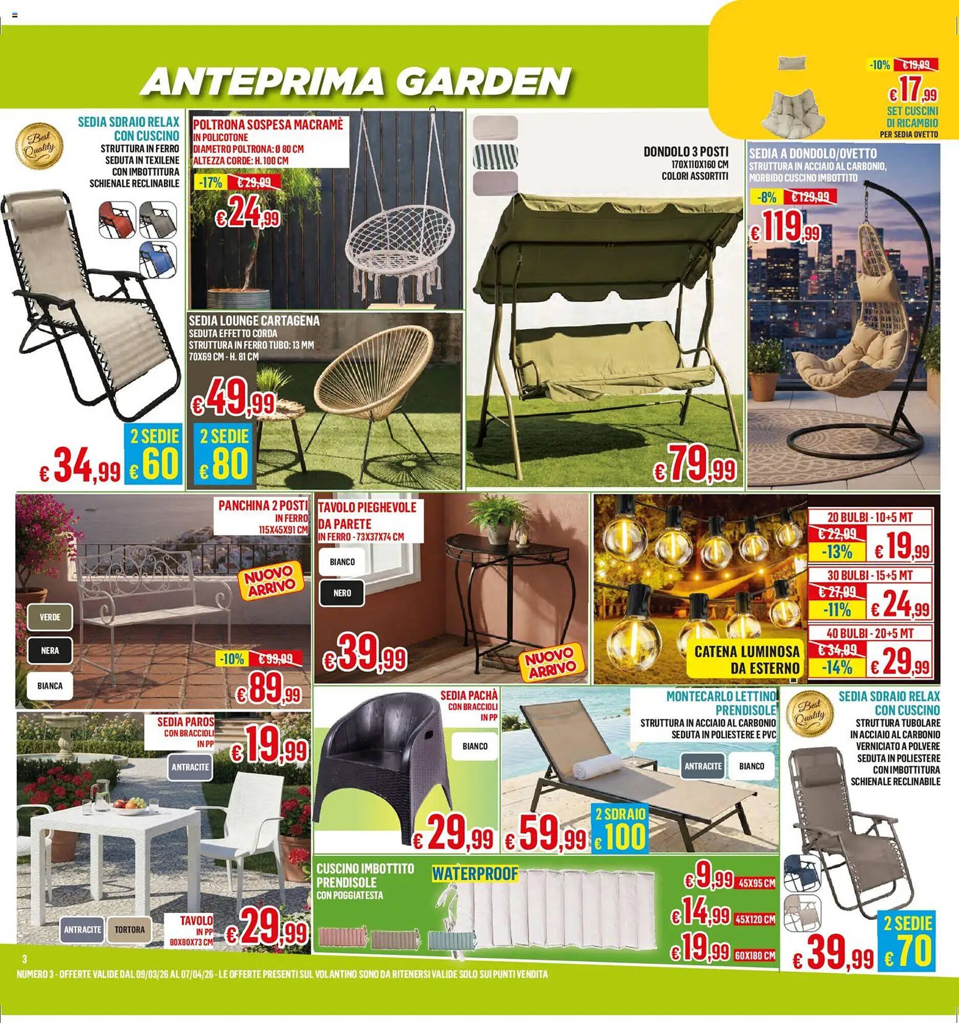 Volantino Satur (2026-03-09 - 2026-04-07)