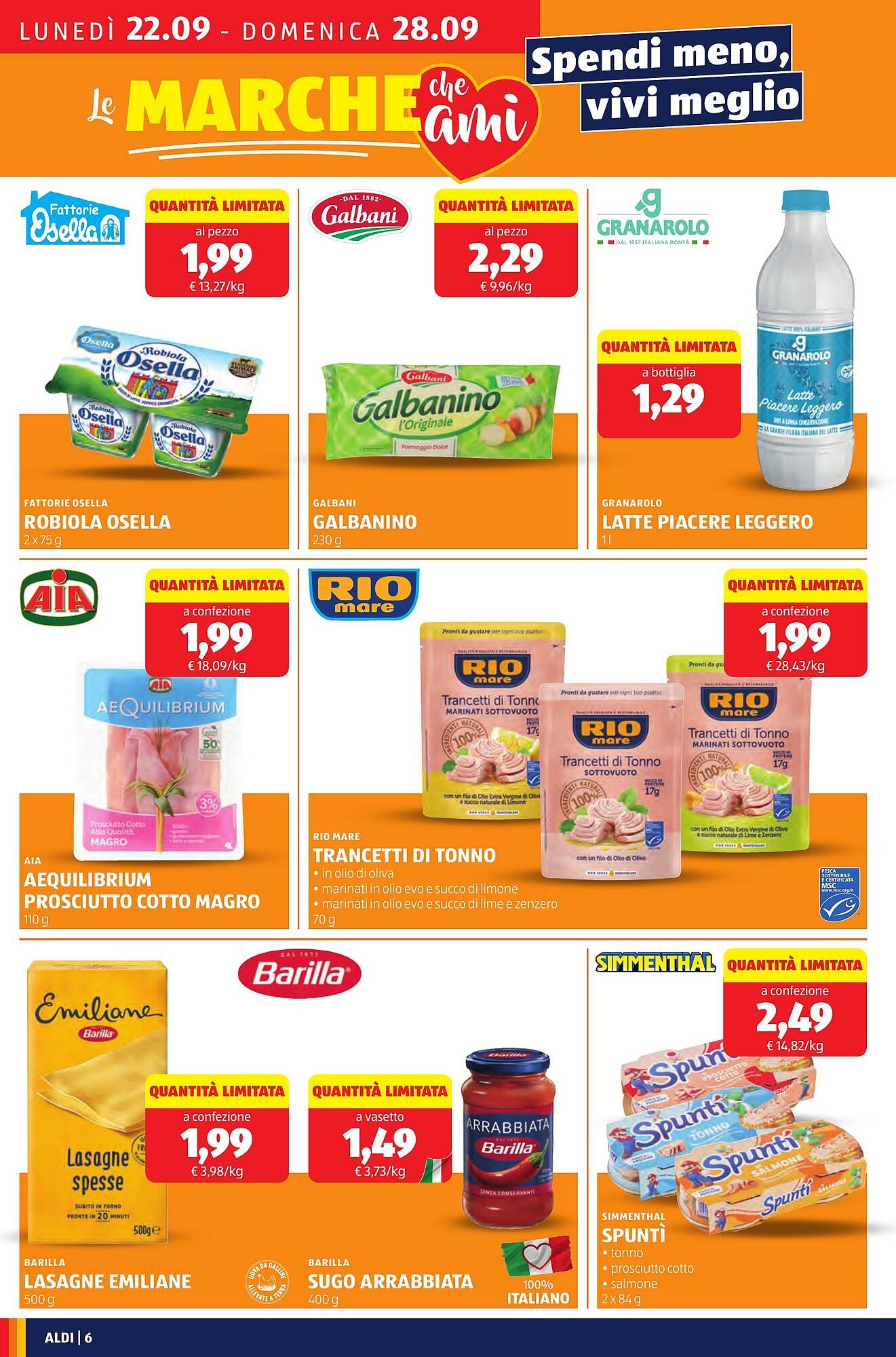 Volantino ALDI (2025-09-22 - 2025-09-28)
