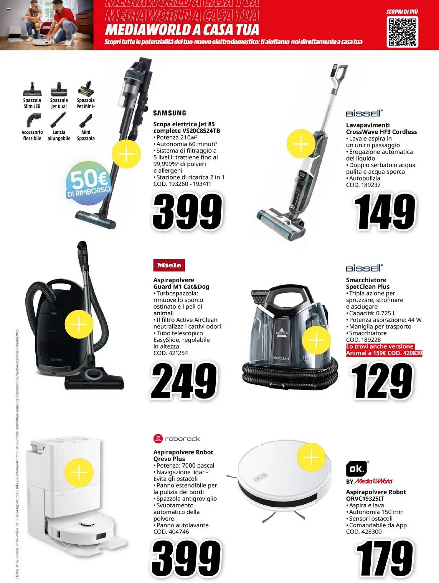 Volantino MediaWorld (2025-08-07 - 2025-08-24)