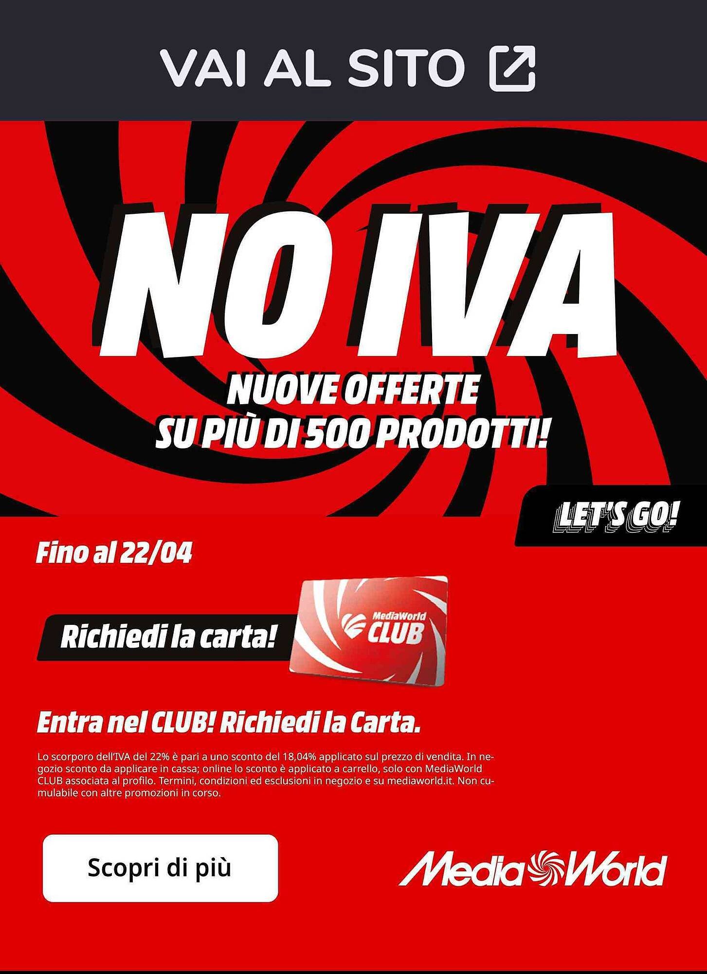 Volantino MediaWorld (2026-04-13 - 2026-04-15)