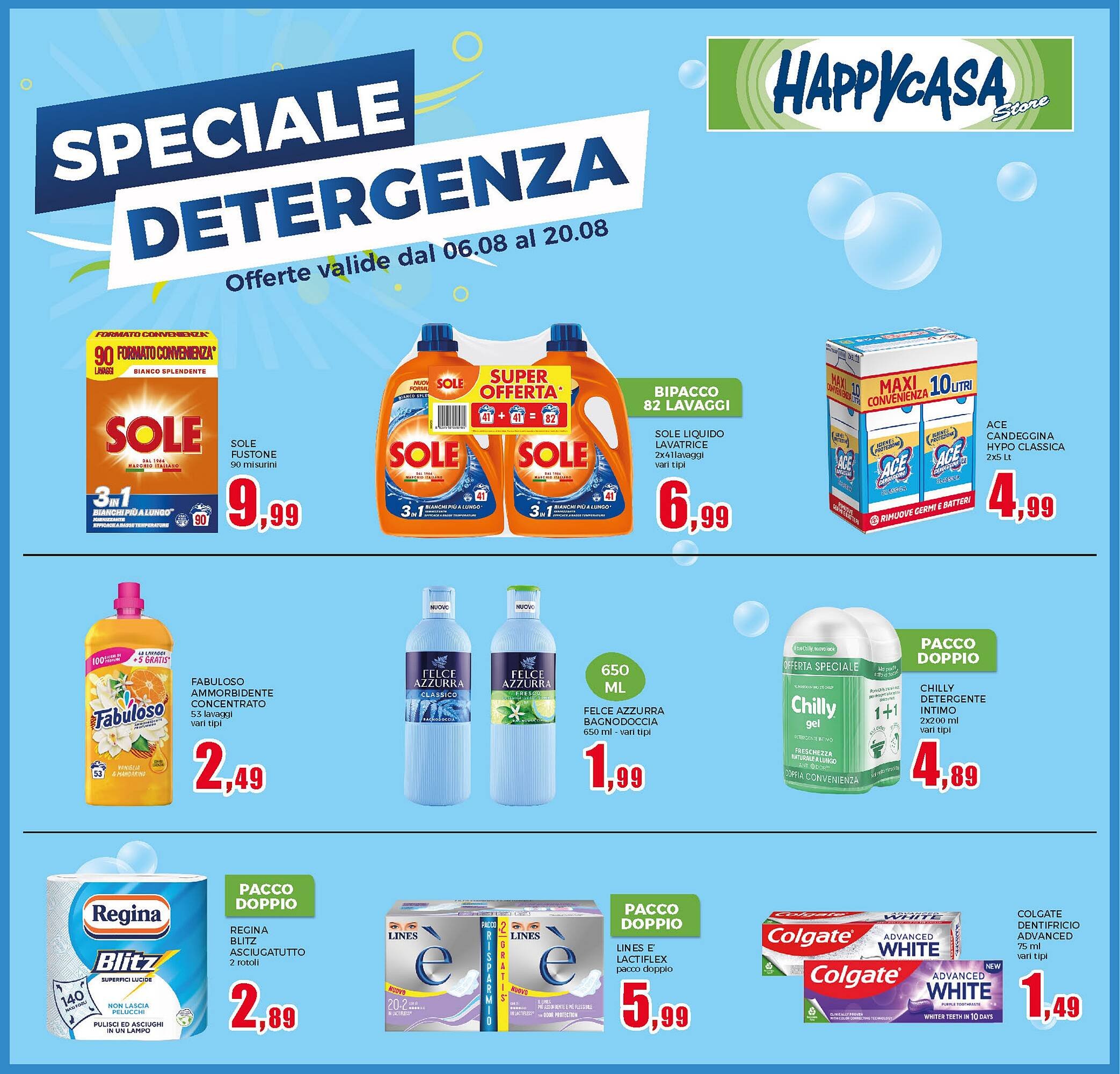 Volantino Happy Casa (2025-08-06 - 2025-08-20)