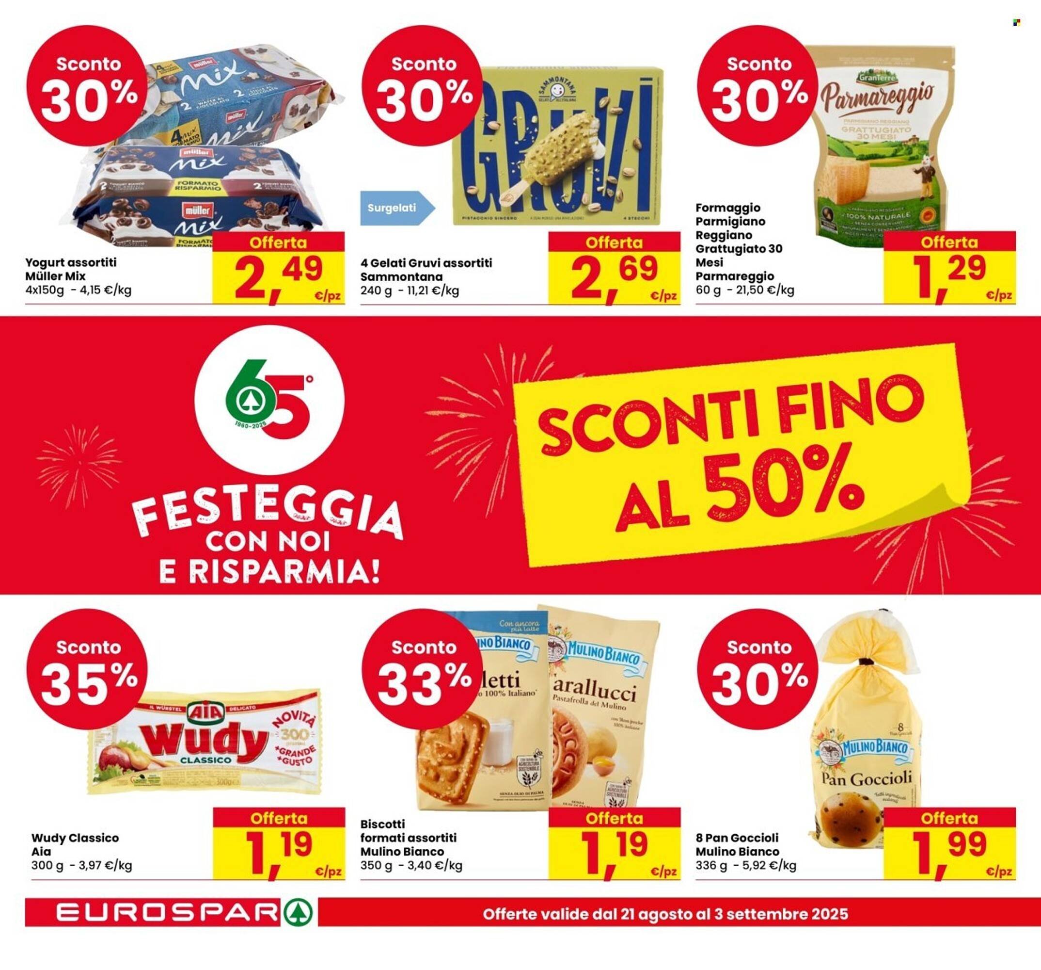 Volantino Eurospar (2025-08-21 - 2025-09-03)