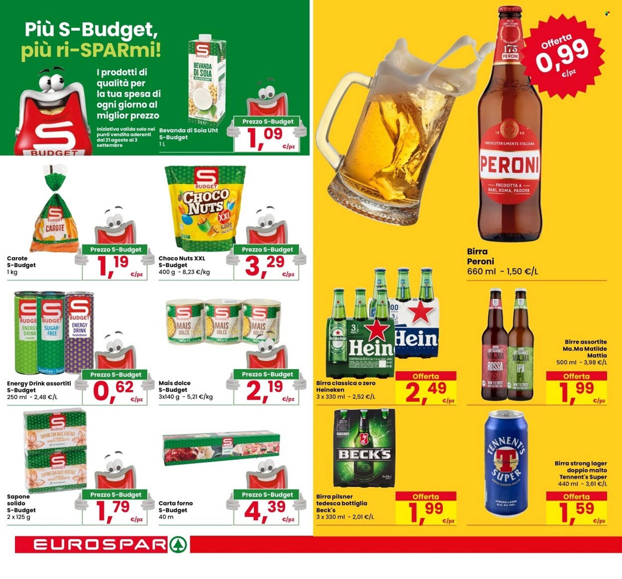Volantino Eurospar (2025-08-21 - 2025-09-03)
