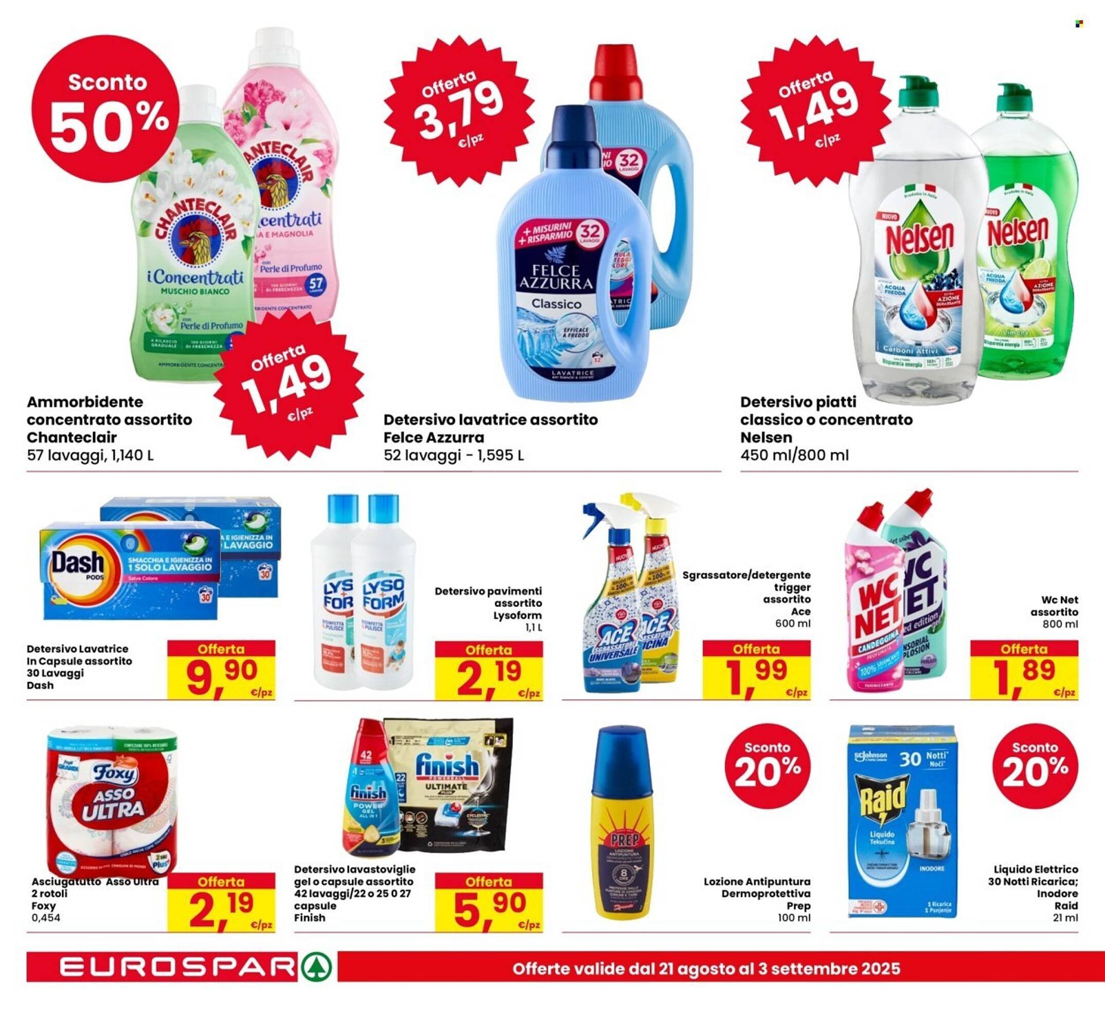 Volantino Eurospar (2025-08-21 - 2025-09-03)