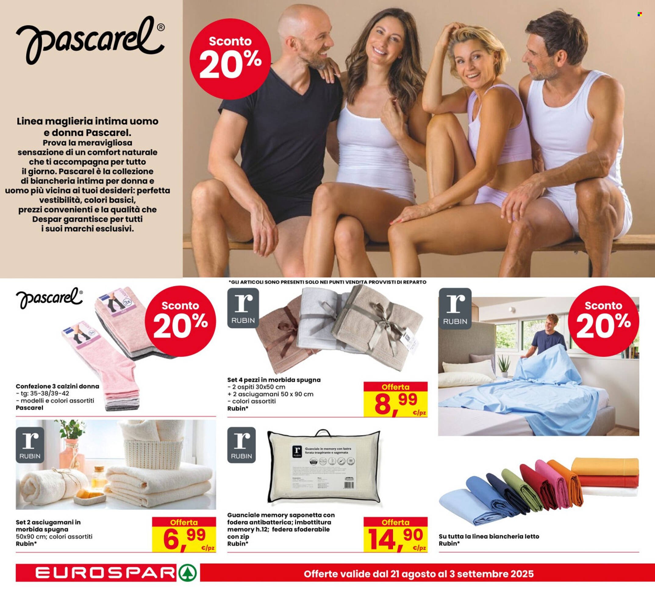 Volantino Eurospar (2025-08-21 - 2025-09-03)
