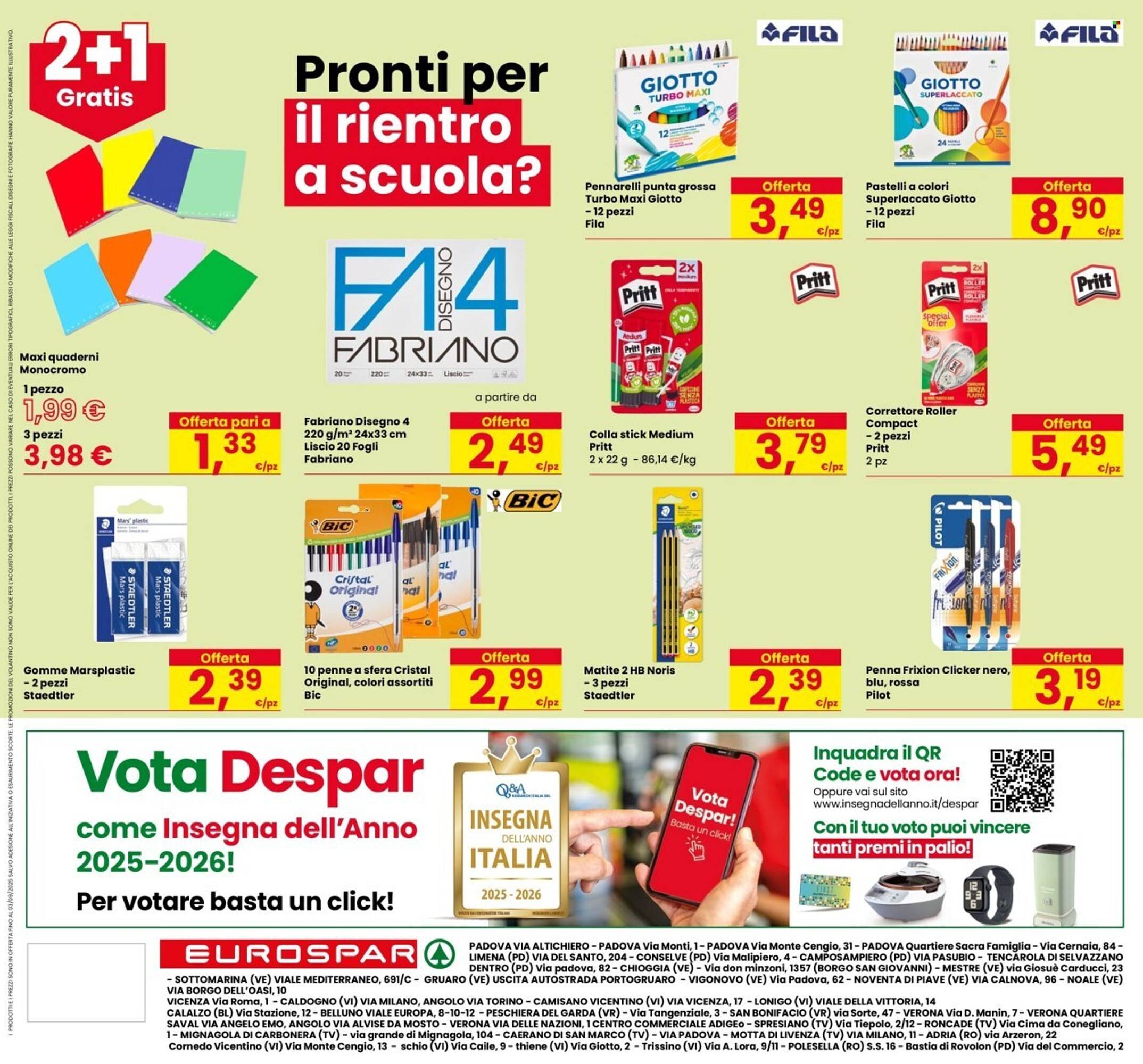 Volantino Eurospar (2025-08-21 - 2025-09-03)