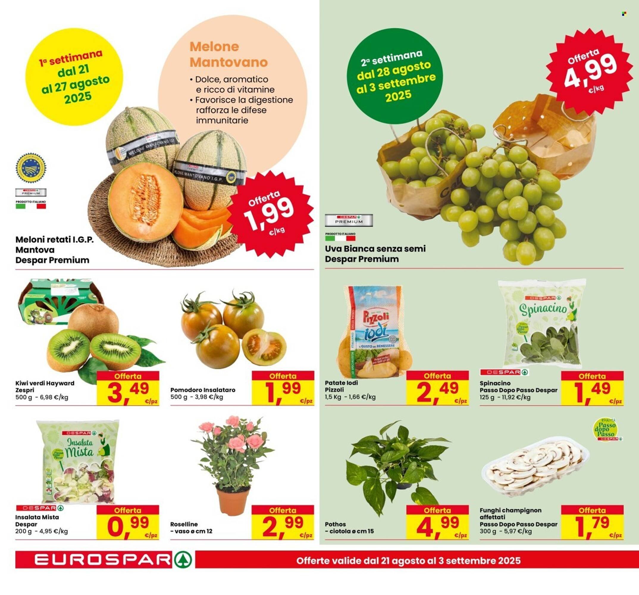 Volantino Eurospar (2025-08-21 - 2025-09-03)