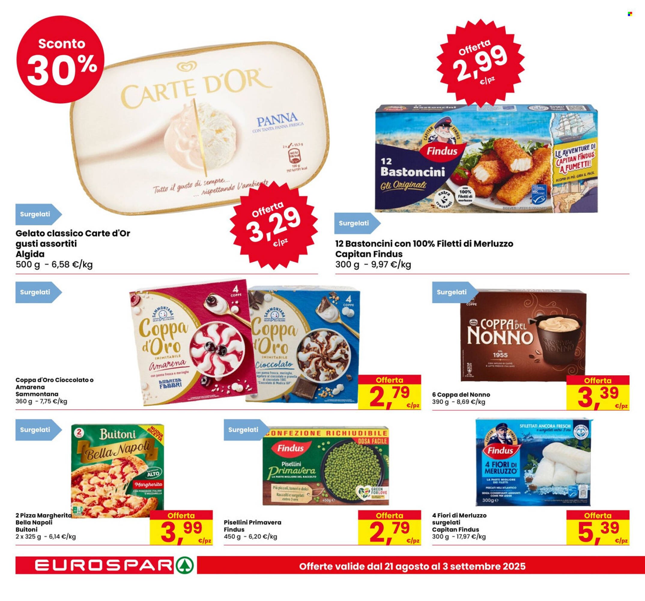 Volantino Eurospar (2025-08-21 - 2025-09-03)