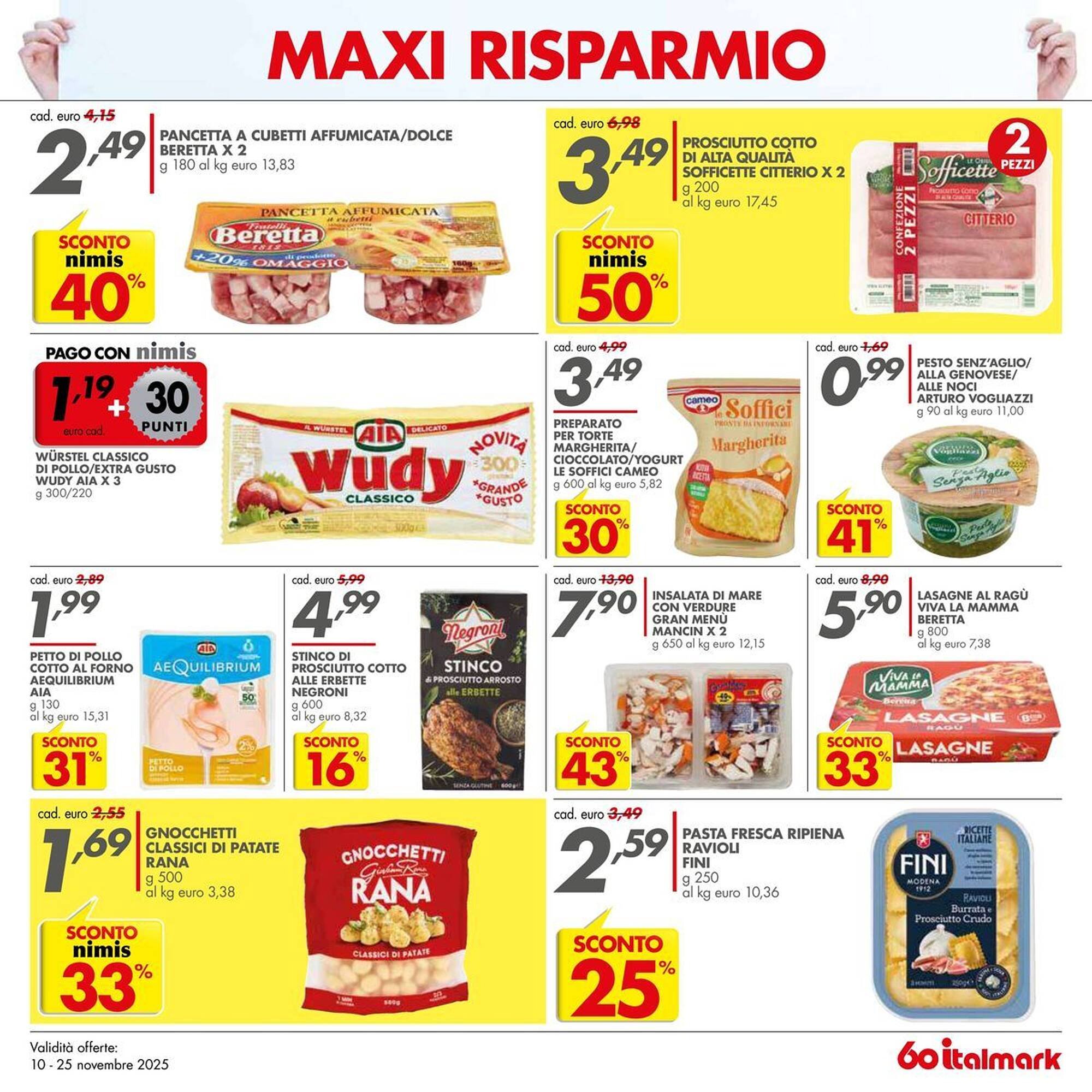 Volantino Italmark (2025-11-10 - 2025-11-25)