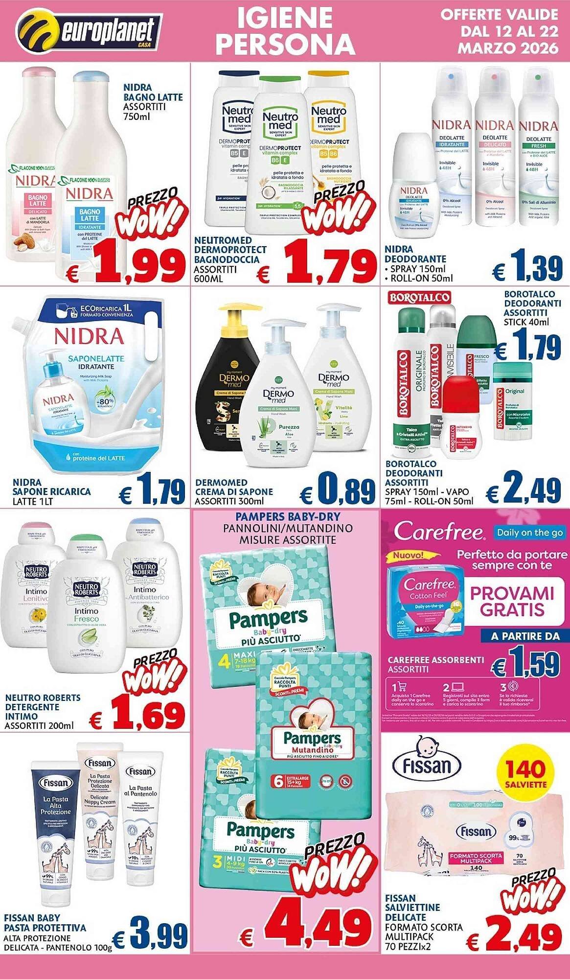 Volantino Europlanet Casa (2026-03-12 - 2026-03-22)