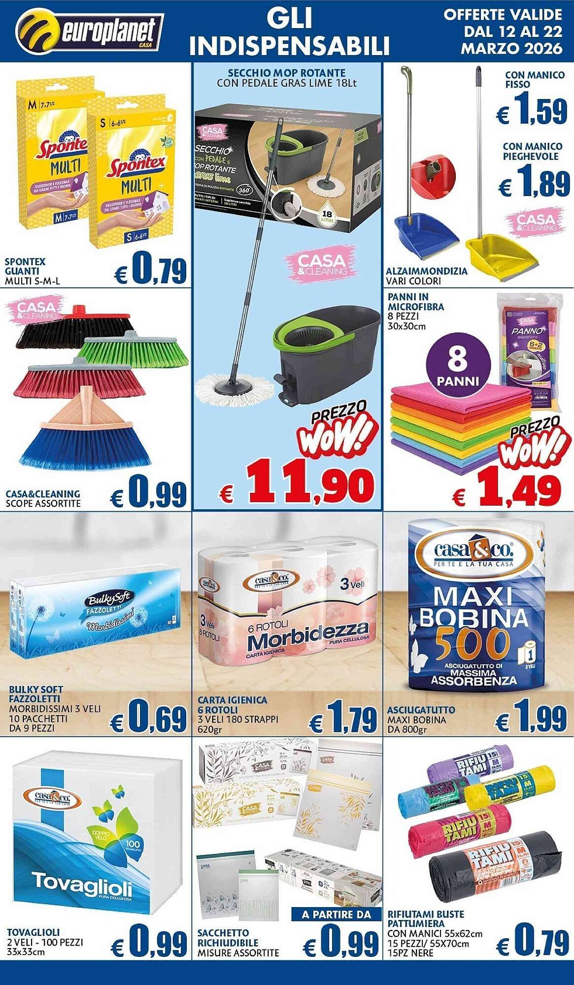 Volantino Europlanet Casa (2026-03-12 - 2026-03-22)