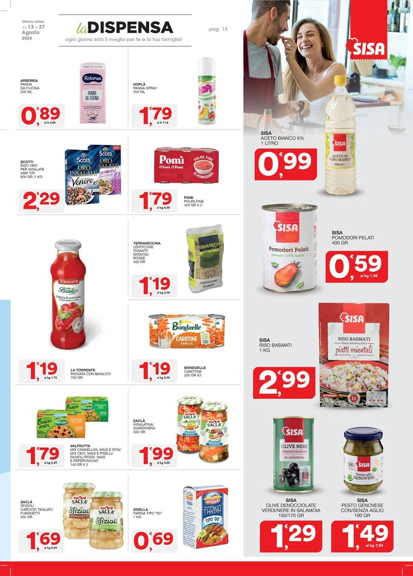 Volantino Sisa (2025-08-13 - 2025-08-27)