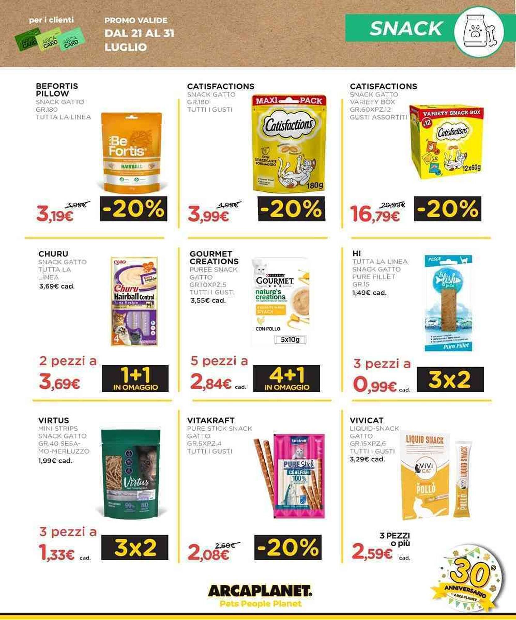 Volantino Arcaplanet (2025-07-28 - 2025-08-03)