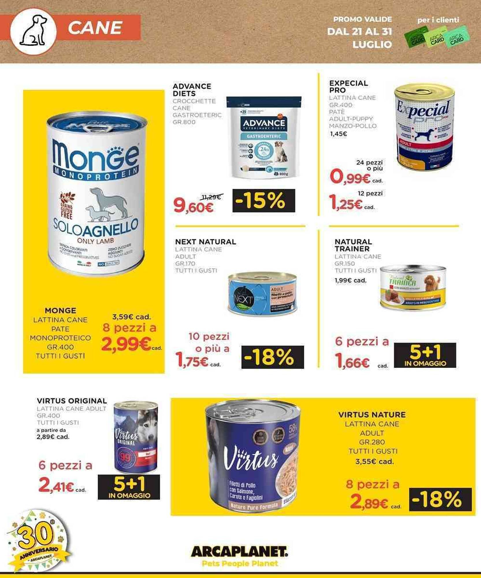 Volantino Arcaplanet (2025-07-28 - 2025-08-03)