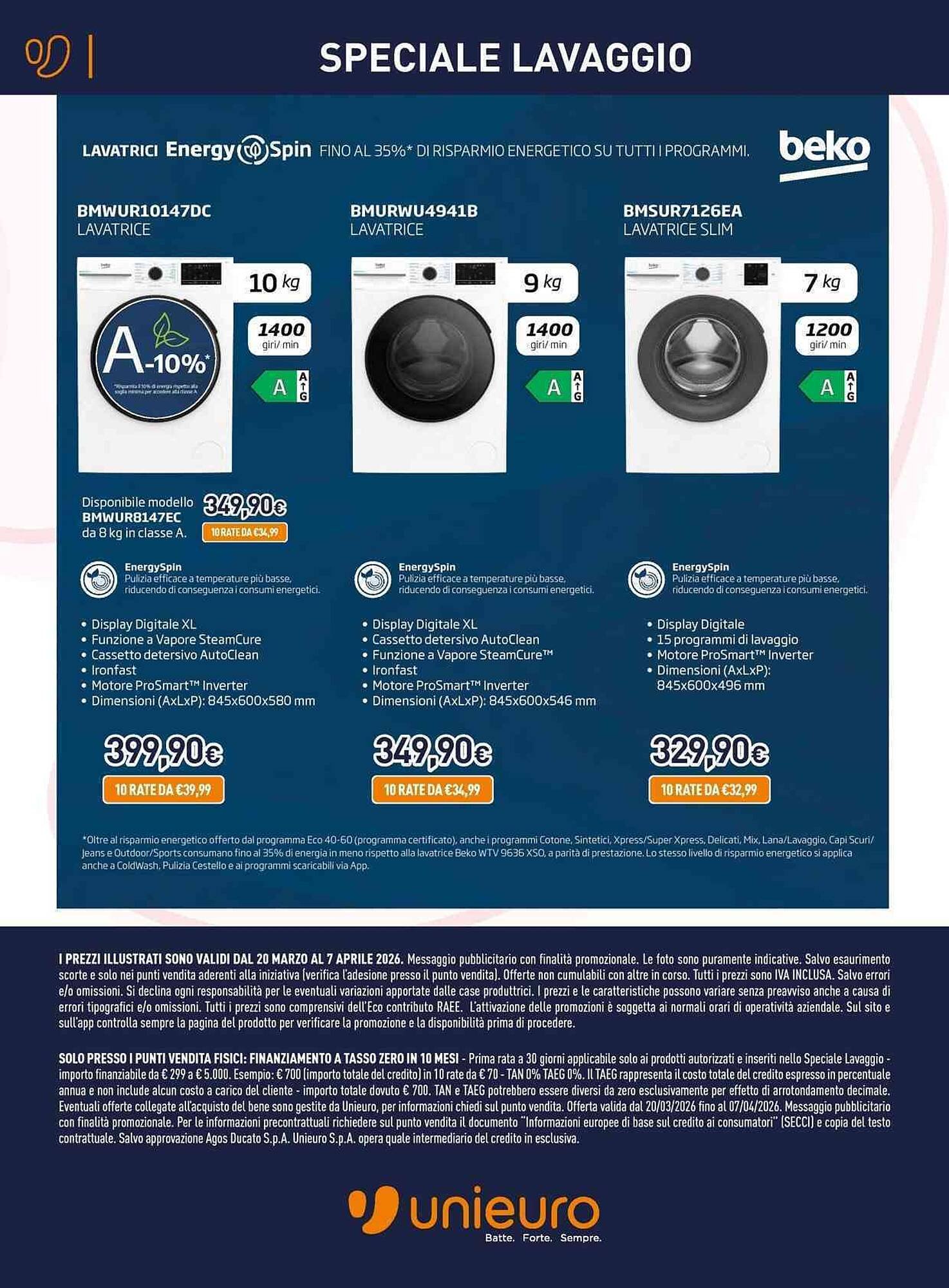 Volantino Unieuro (2026-03-20 - 2026-04-07)