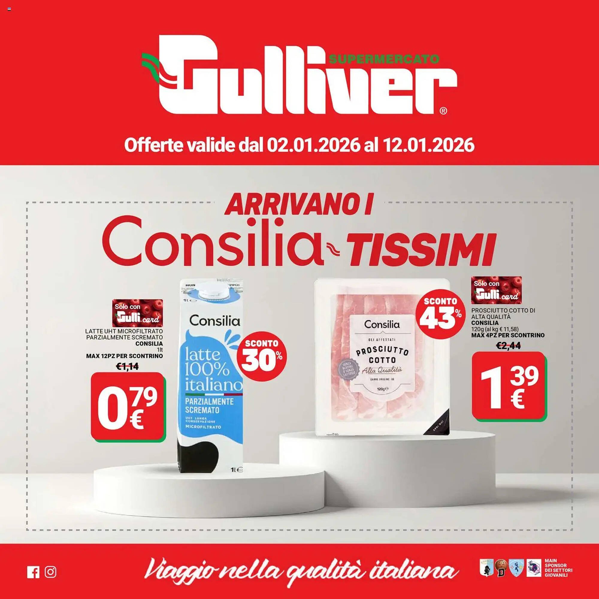 Volantino Supermercati Gulliver (2026-01-02 - 2026-01-12)