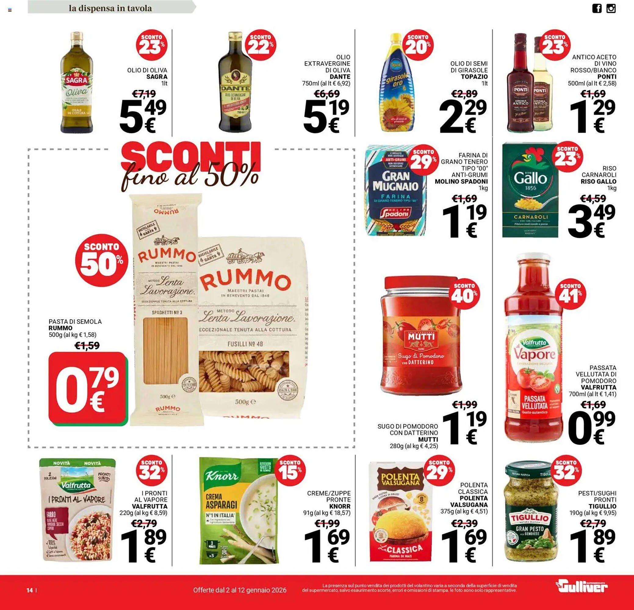 Volantino Supermercati Gulliver (2026-01-02 - 2026-01-12)