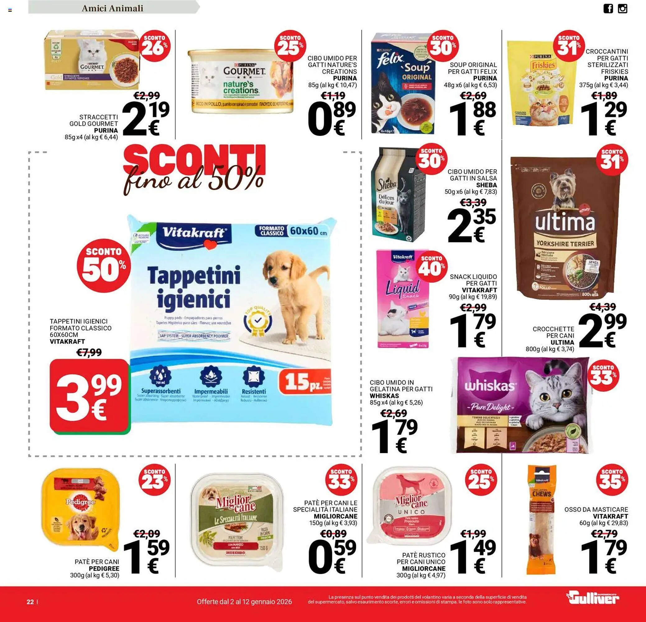 Volantino Supermercati Gulliver (2026-01-02 - 2026-01-12)