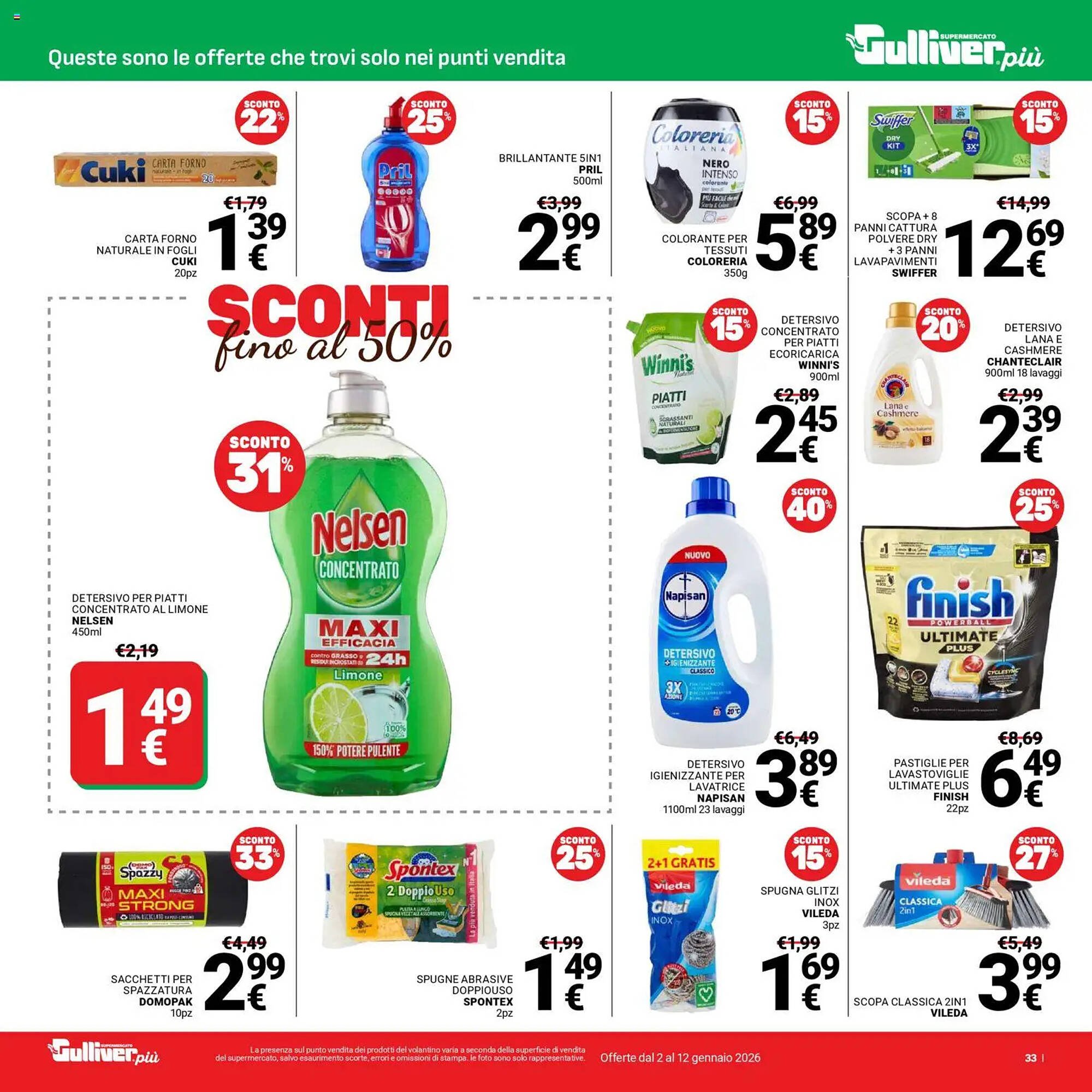 Volantino Supermercati Gulliver (2026-01-02 - 2026-01-12)