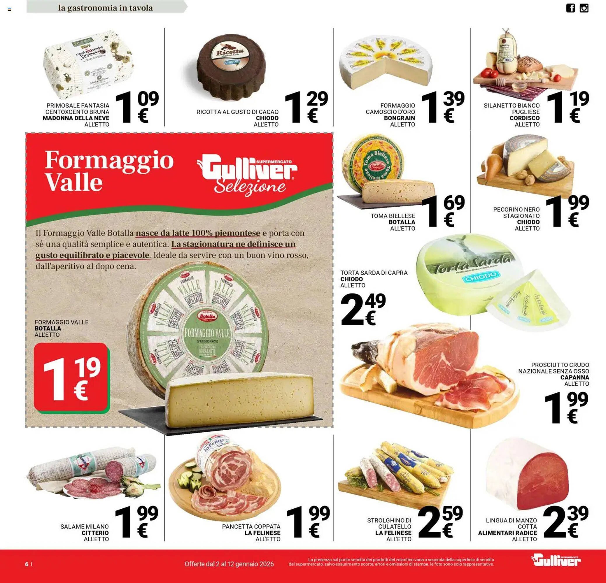 Volantino Supermercati Gulliver (2026-01-02 - 2026-01-12)