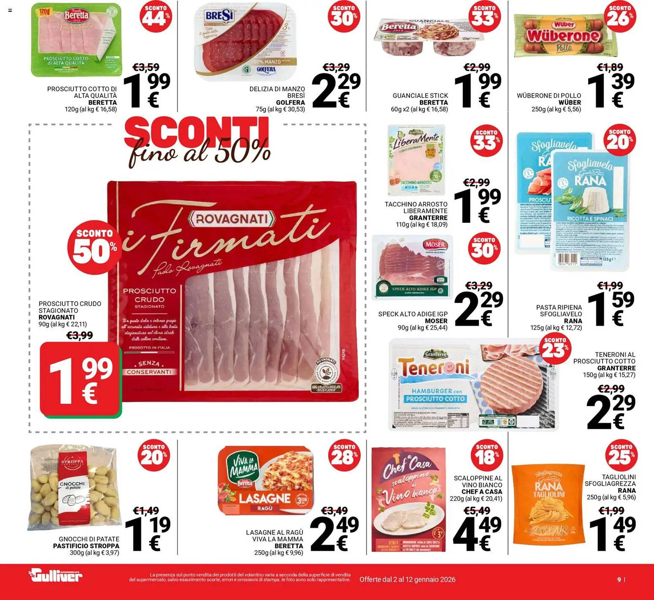 Volantino Supermercati Gulliver (2026-01-02 - 2026-01-12)