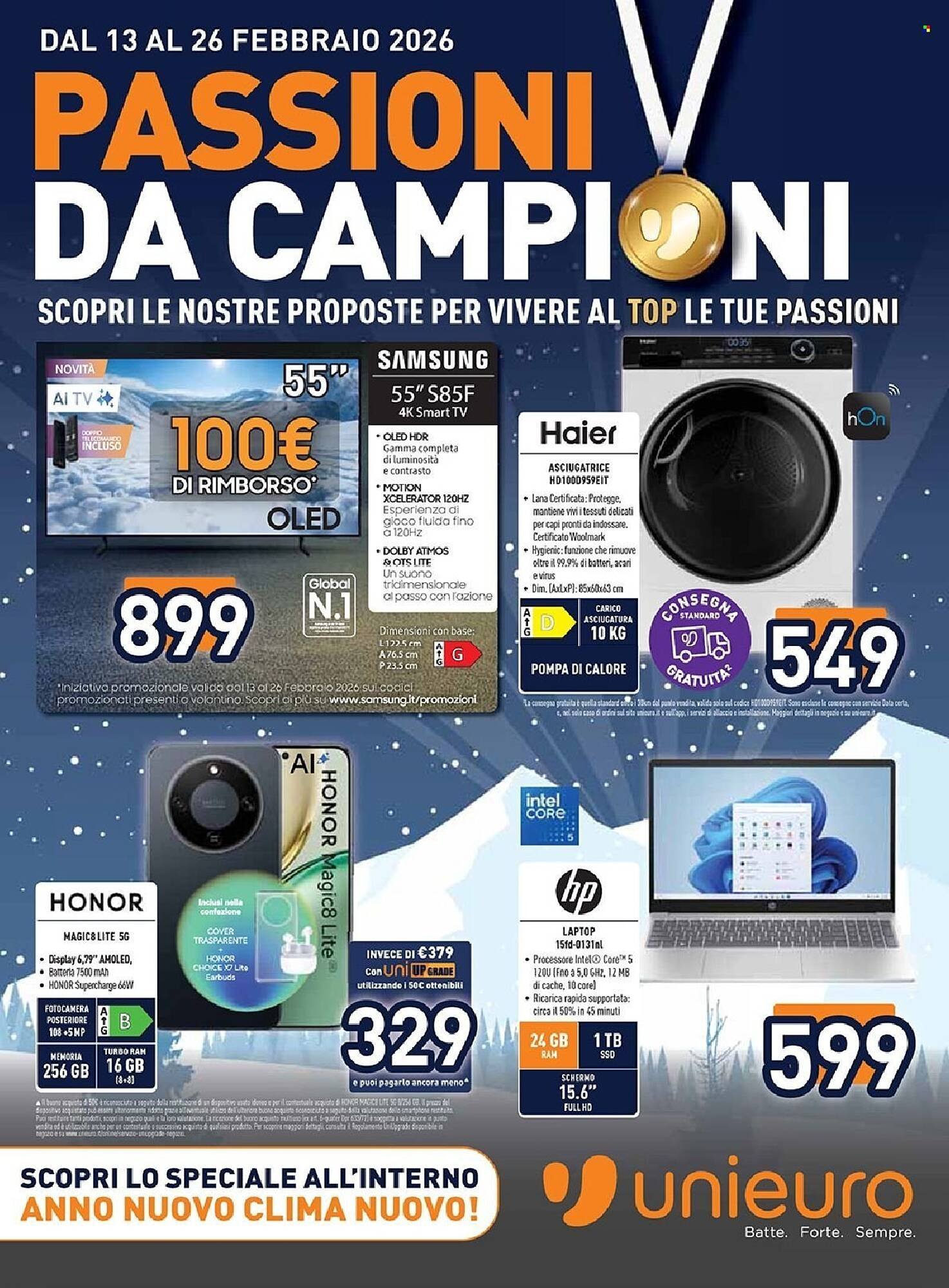 Volantino Unieuro (2026-02-13 - 2026-02-26)