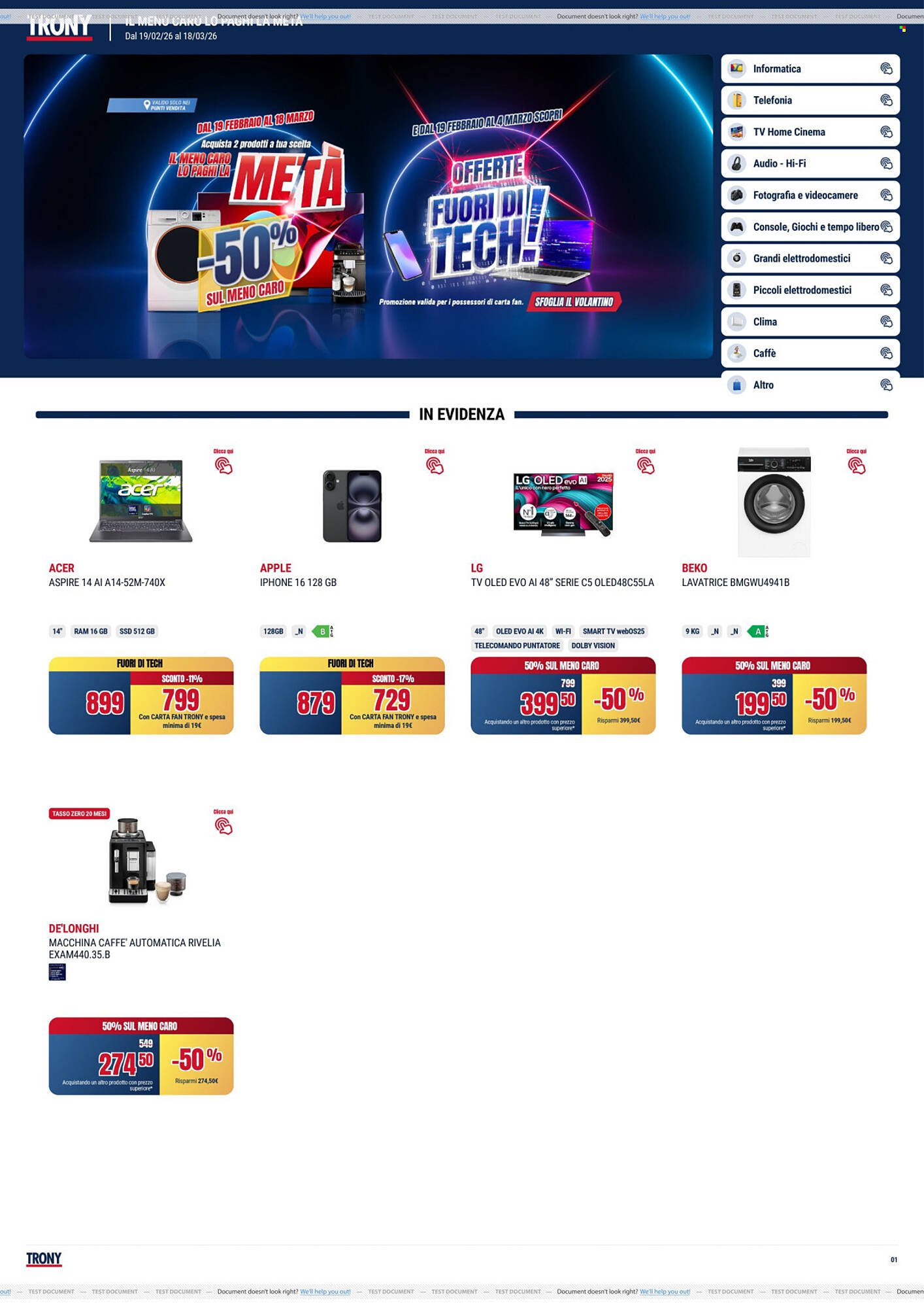 Volantino Trony (2026-02-19 - 2026-03-18)