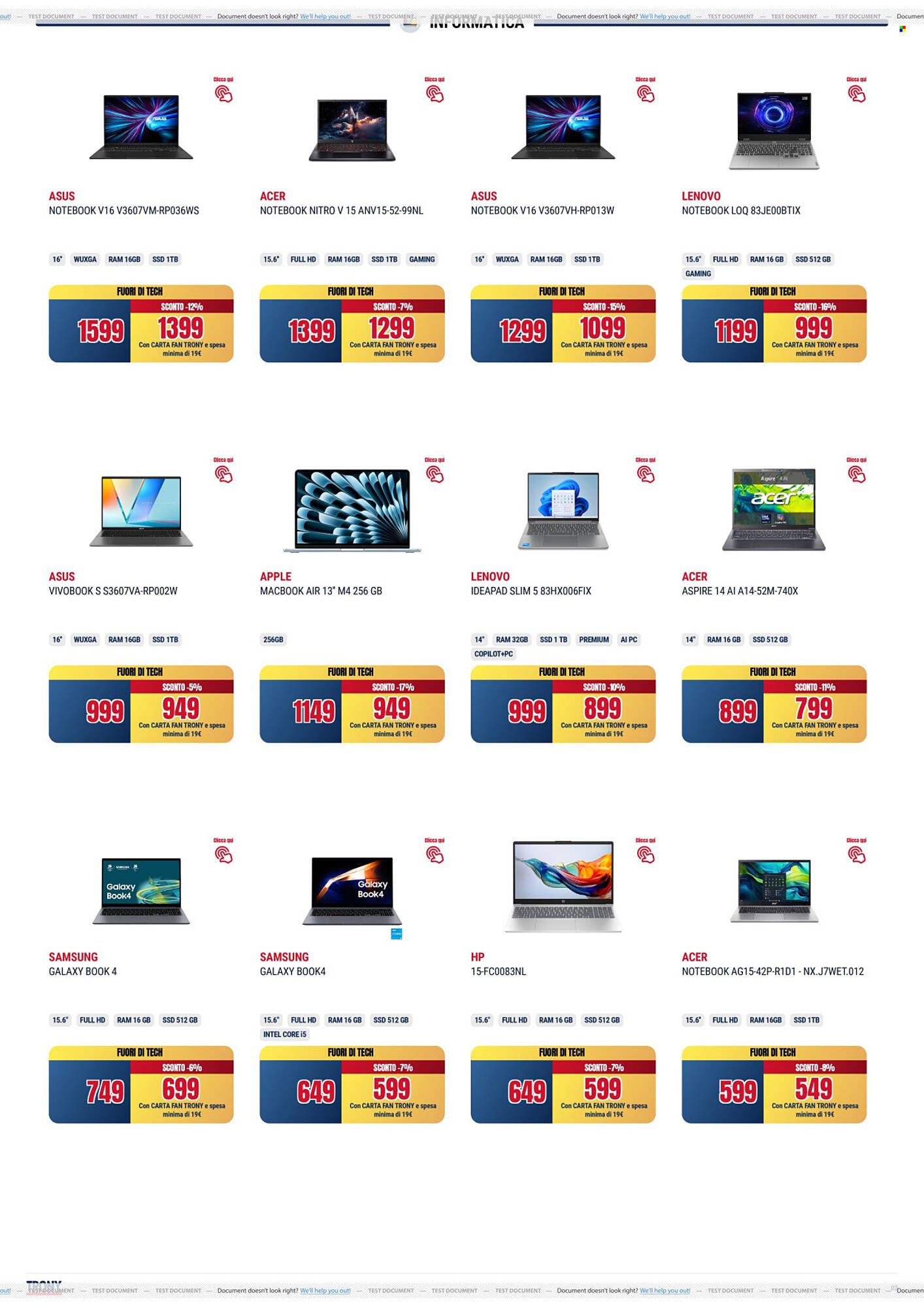 Volantino Trony (2026-02-19 - 2026-03-18)