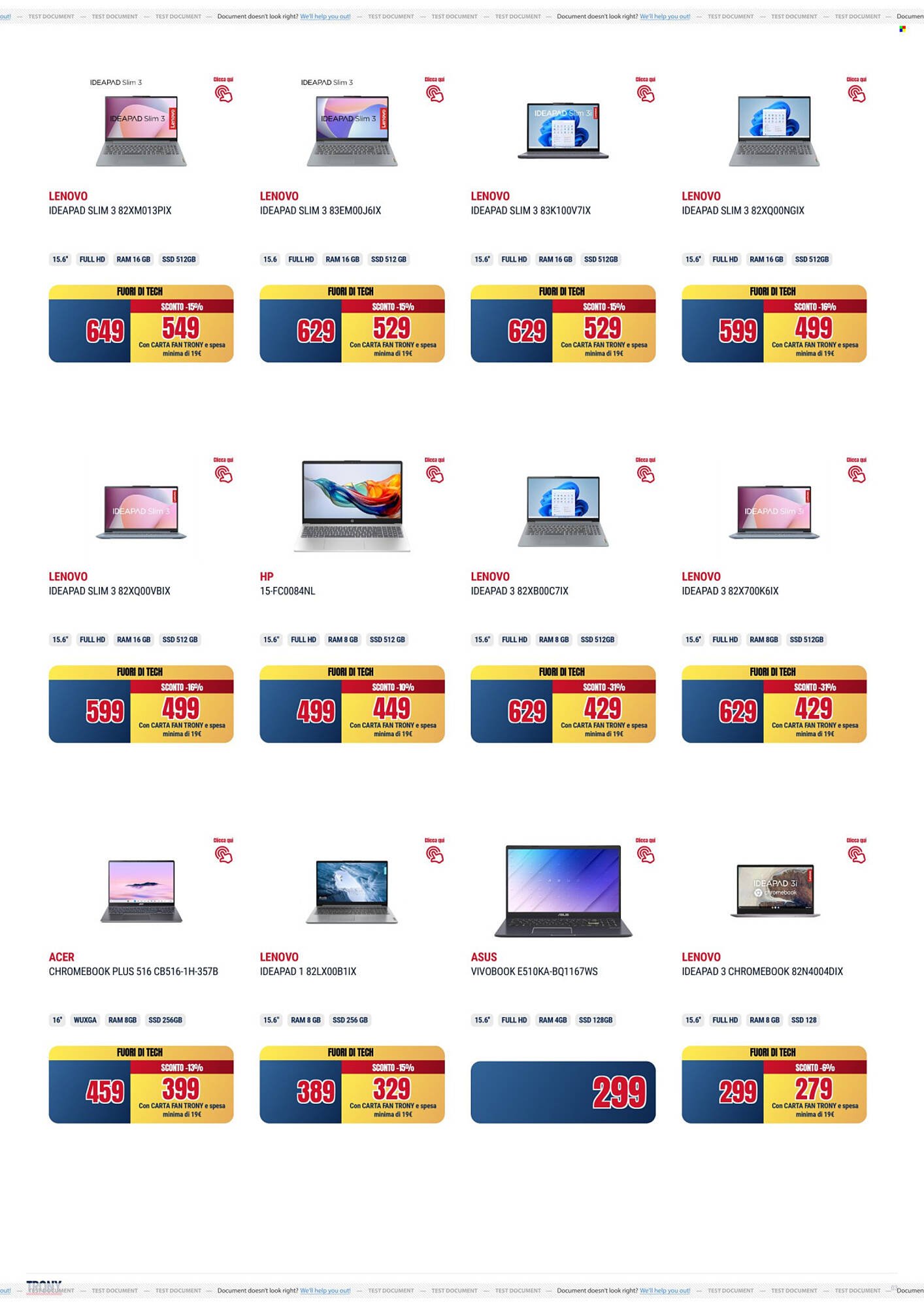 Volantino Trony (2026-02-19 - 2026-03-18)