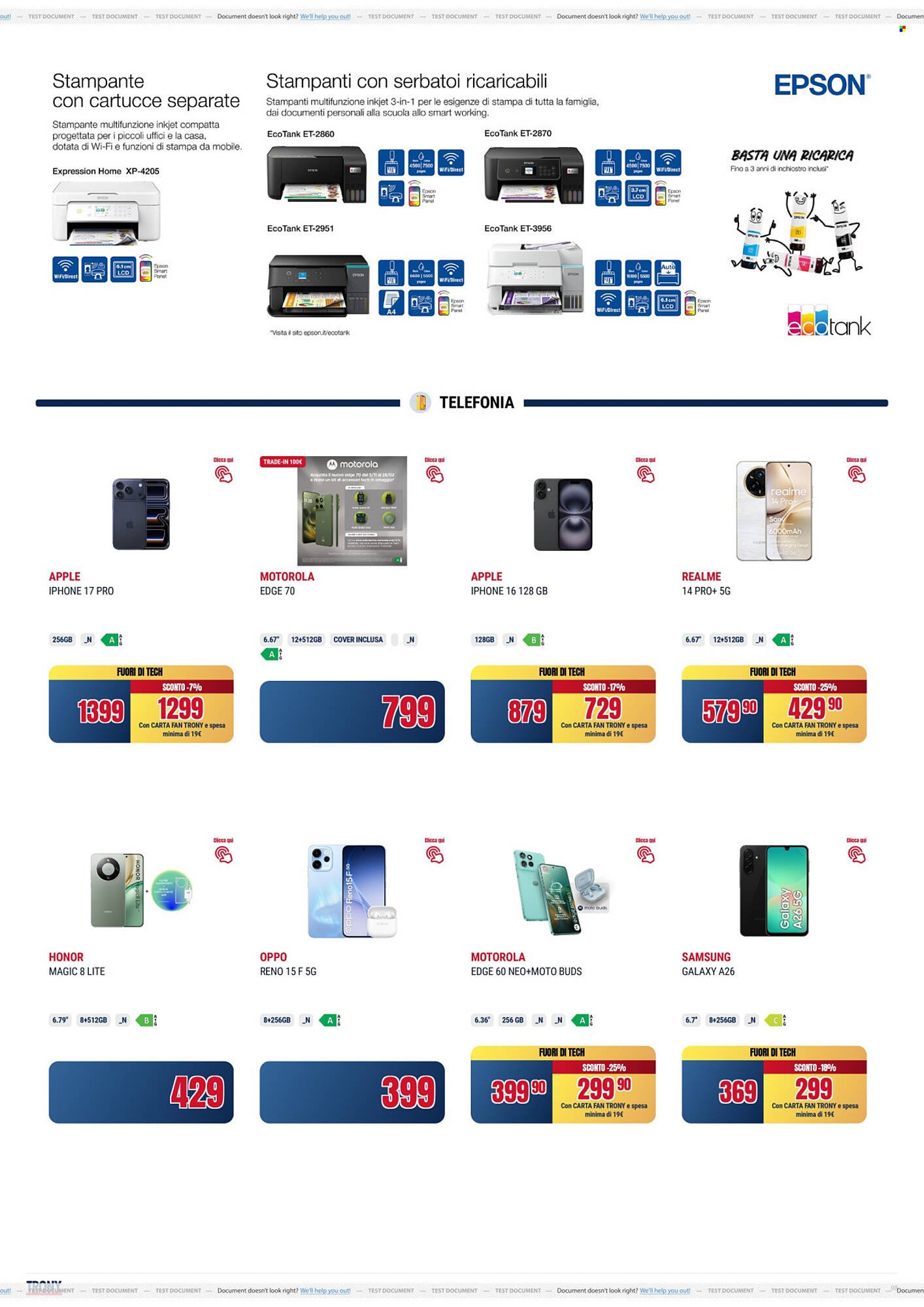 Volantino Trony (2026-02-19 - 2026-03-18)