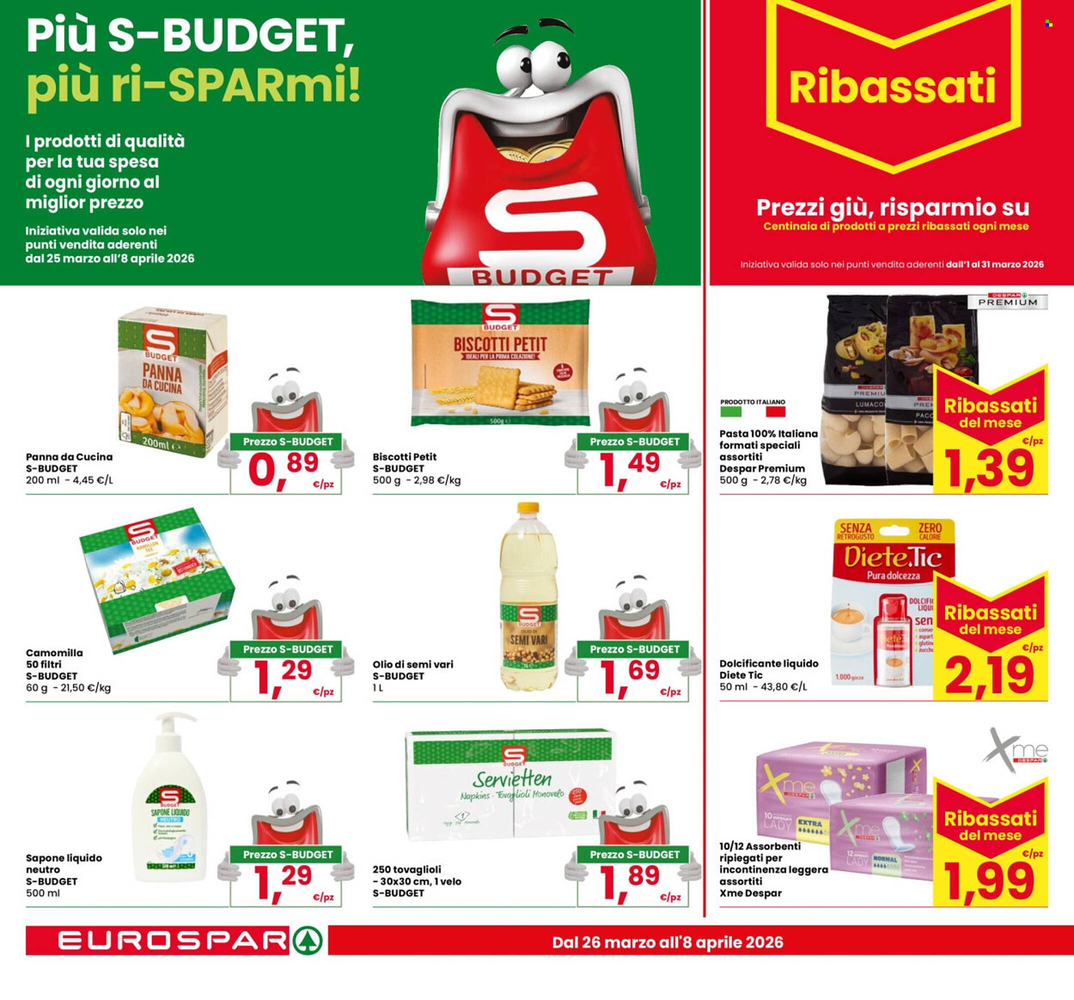 Volantino Eurospar (2026-03-26 - 2026-04-08)
